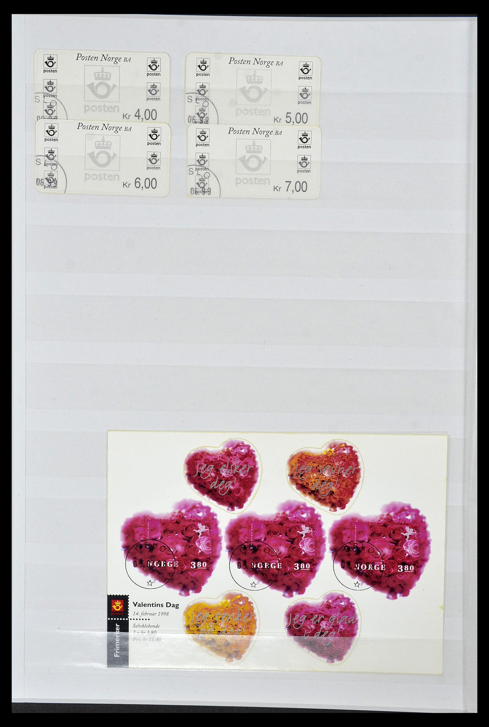 34086 054 - Postzegelverzameling 34086 Noorwegen 1856-1999.