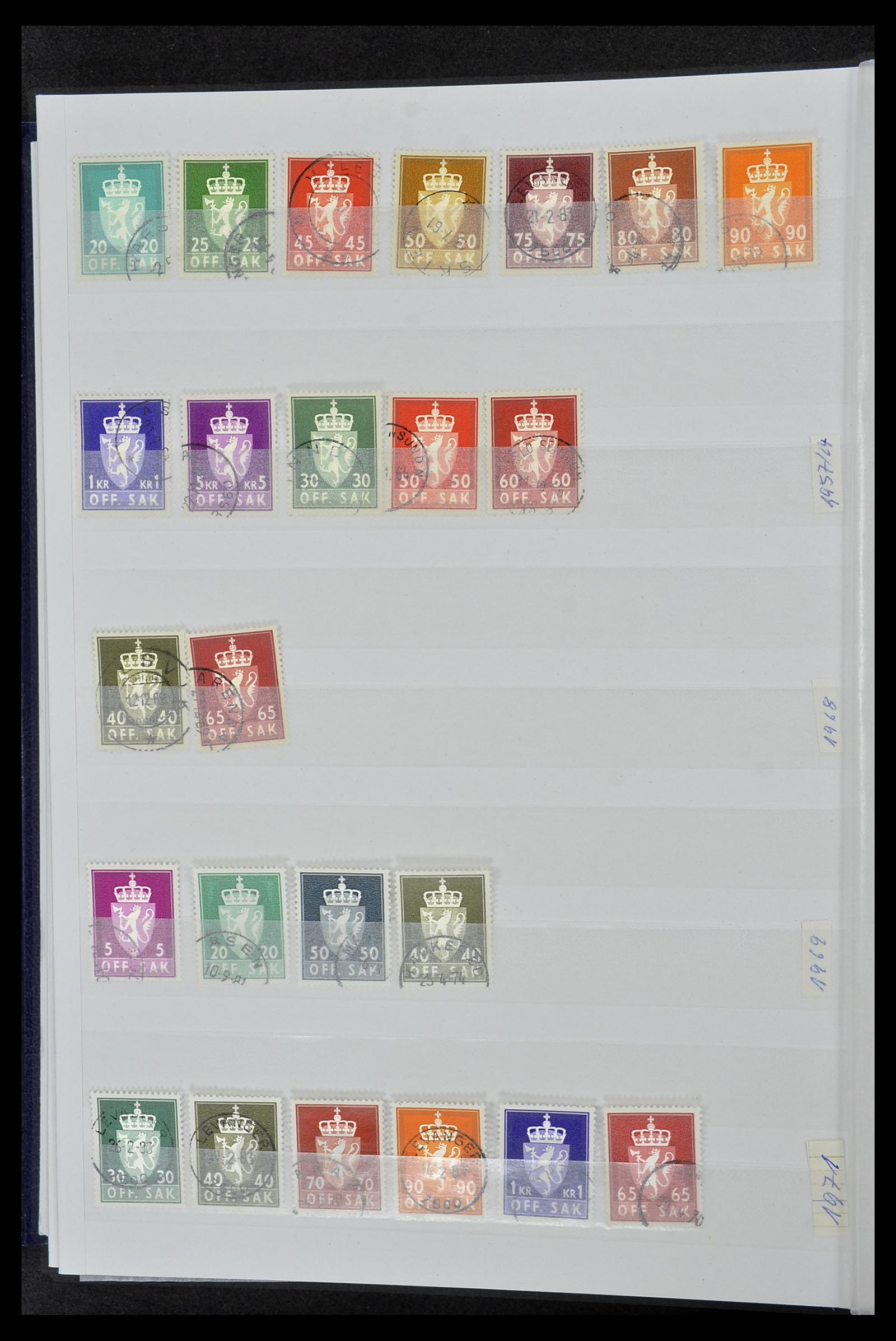 34086 056 - Postzegelverzameling 34086 Noorwegen 1856-1999.
