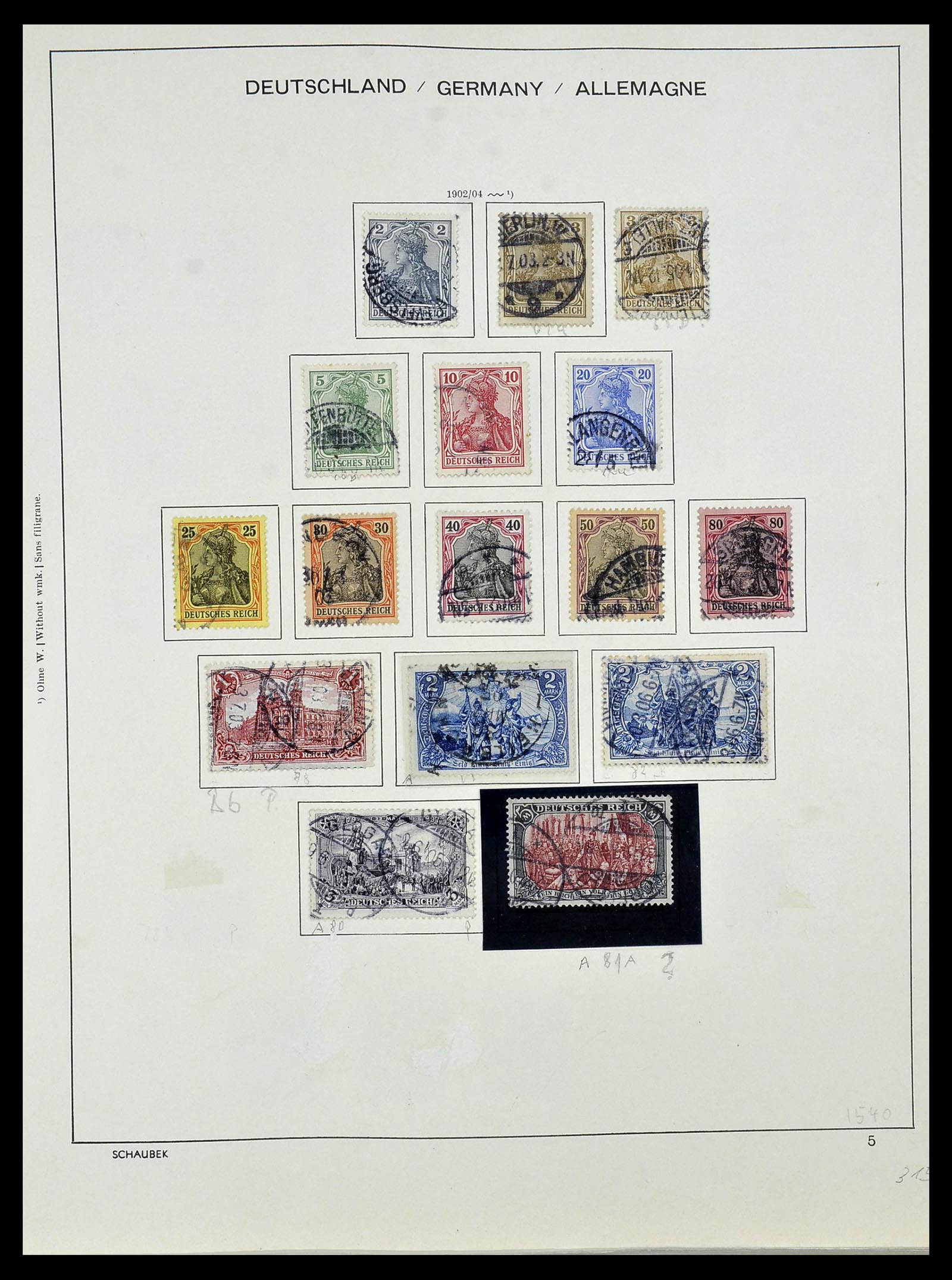 34087 006 - Postzegelverzameling 34087 Duitse Rijk 1872-1945.