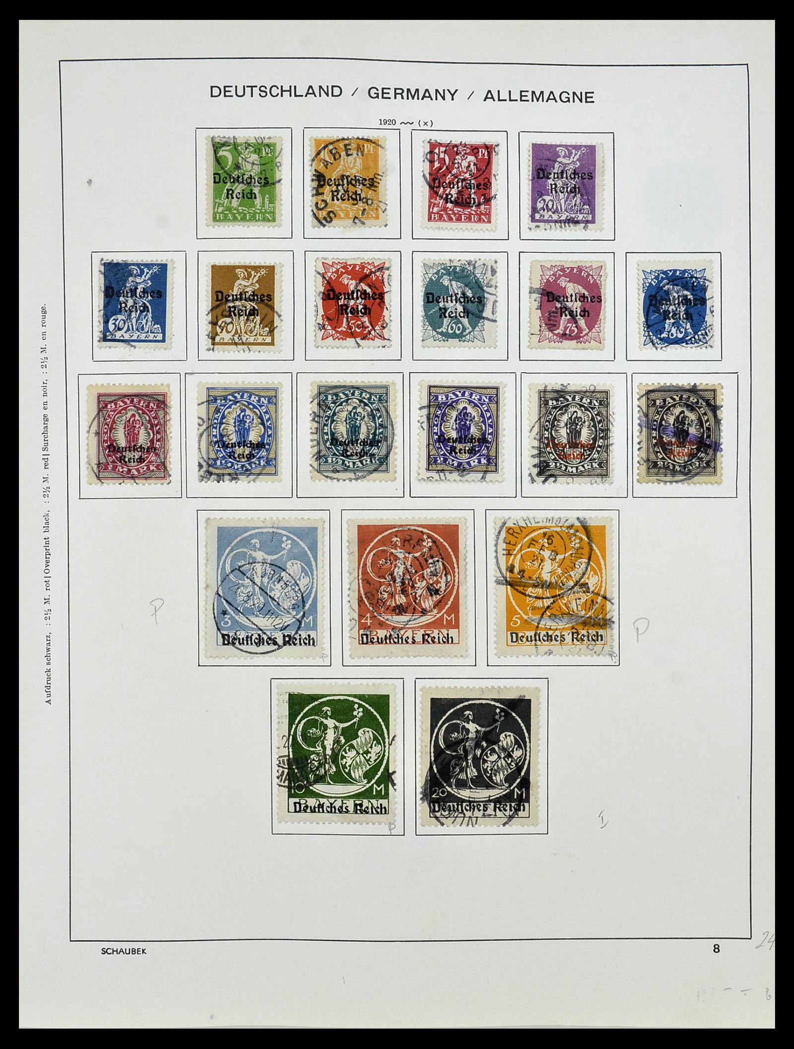 34087 010 - Stamp collection 34087 German Reich 1872-1945.