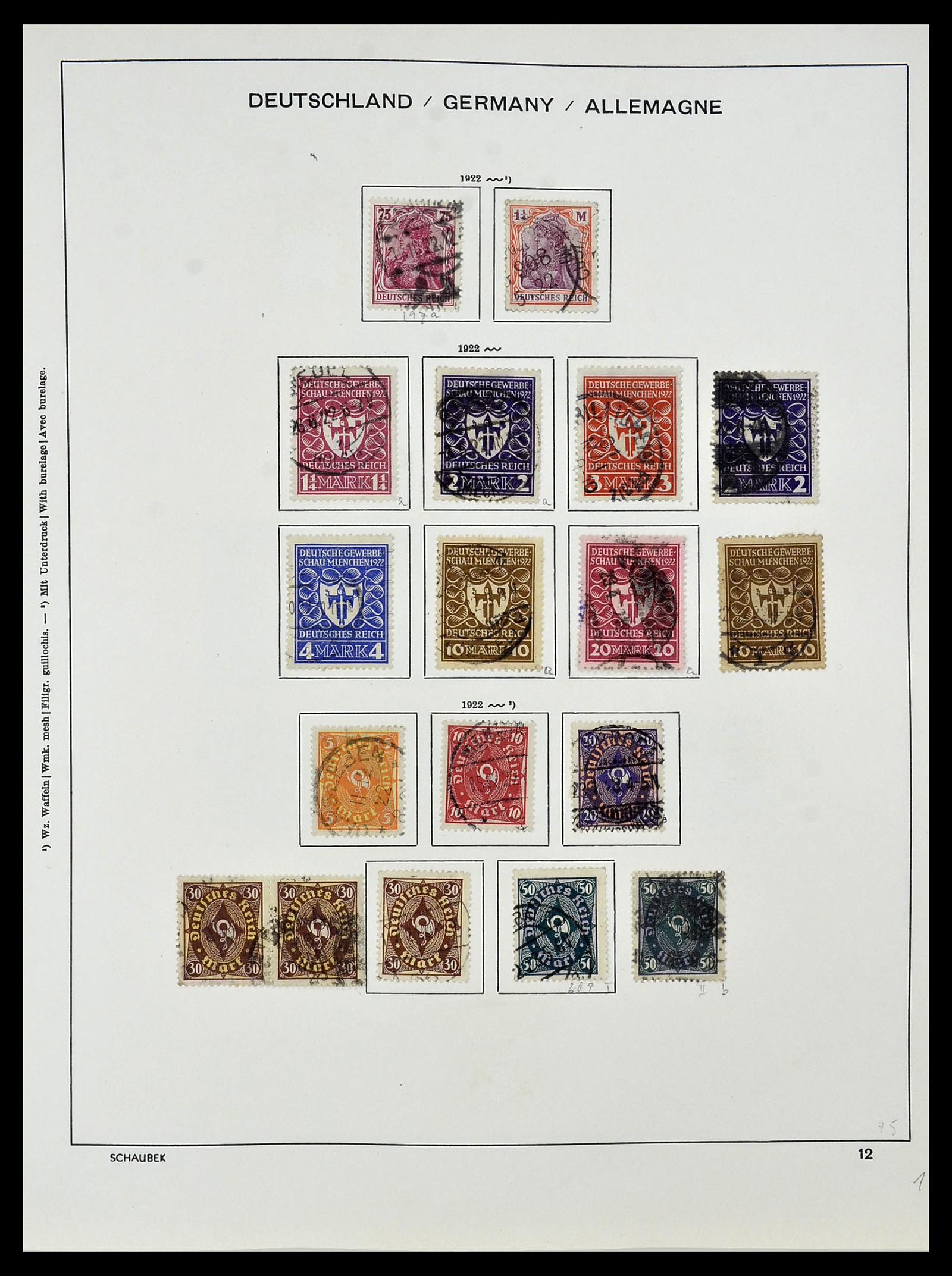 34087 014 - Postzegelverzameling 34087 Duitse Rijk 1872-1945.