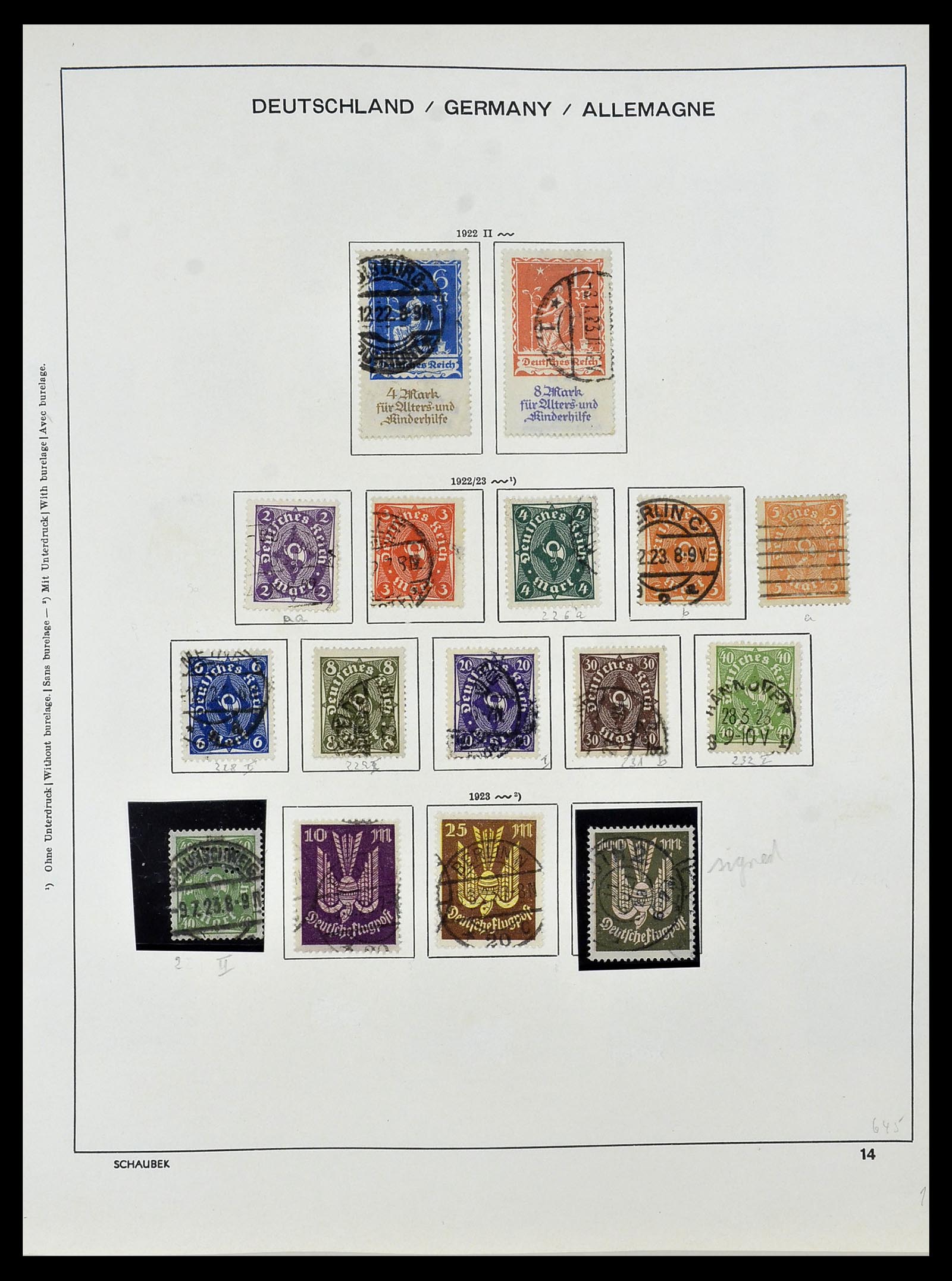 34087 016 - Stamp collection 34087 German Reich 1872-1945.