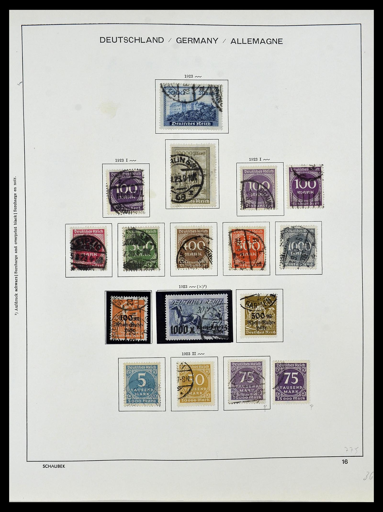 34087 018 - Stamp collection 34087 German Reich 1872-1945.