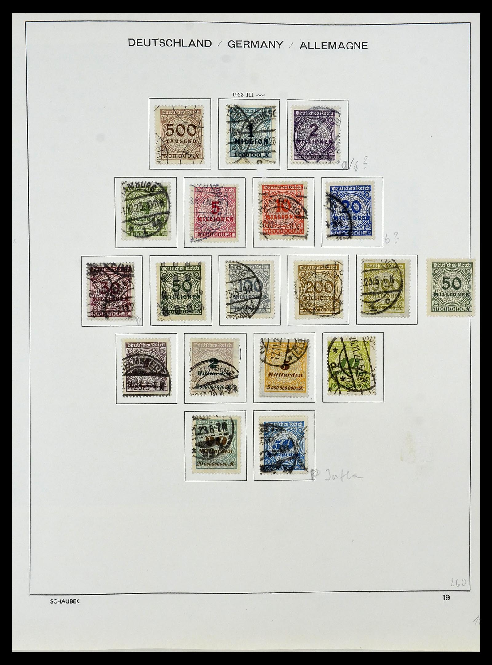 34087 021 - Stamp collection 34087 German Reich 1872-1945.