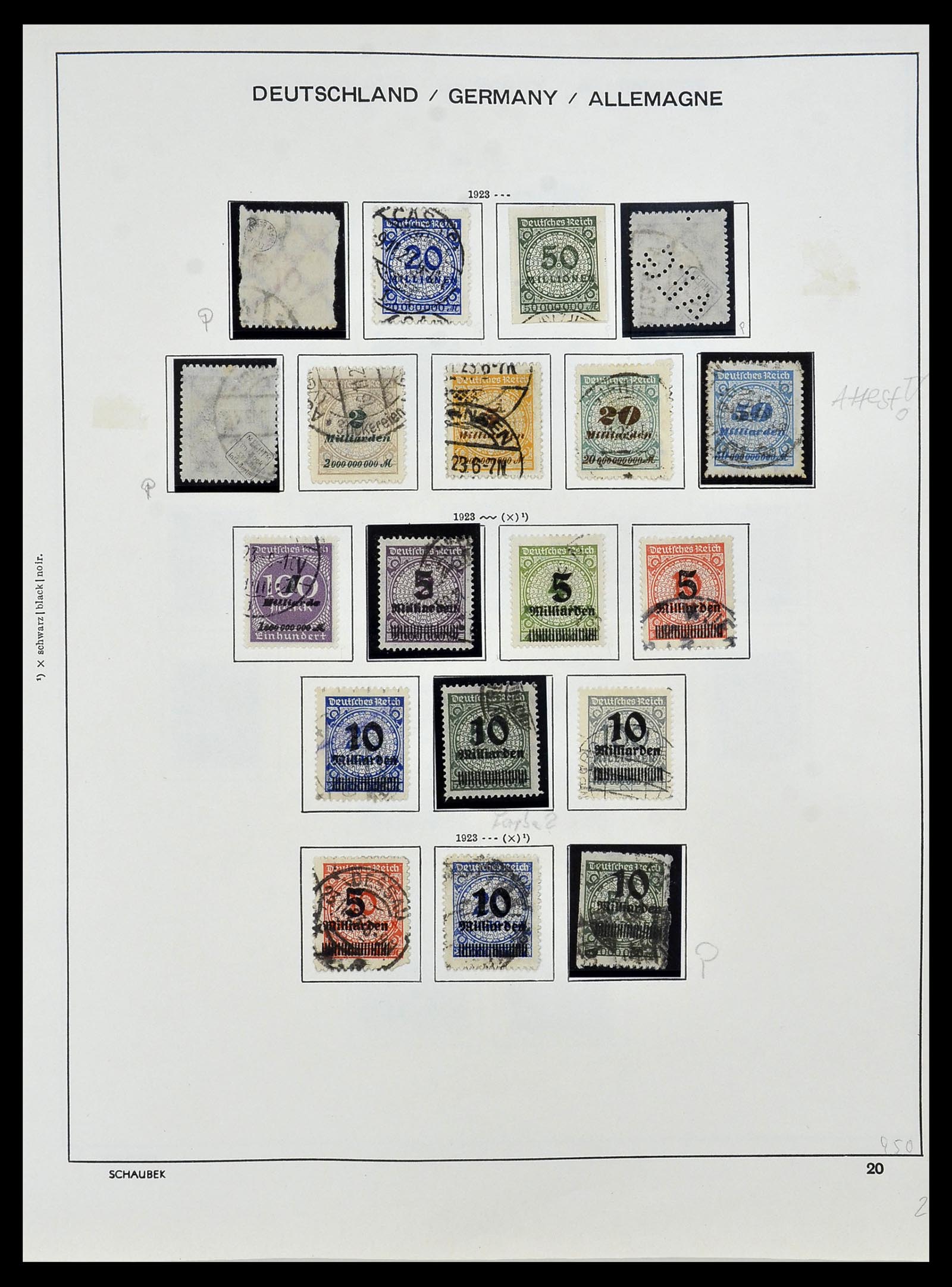 34087 023 - Stamp collection 34087 German Reich 1872-1945.
