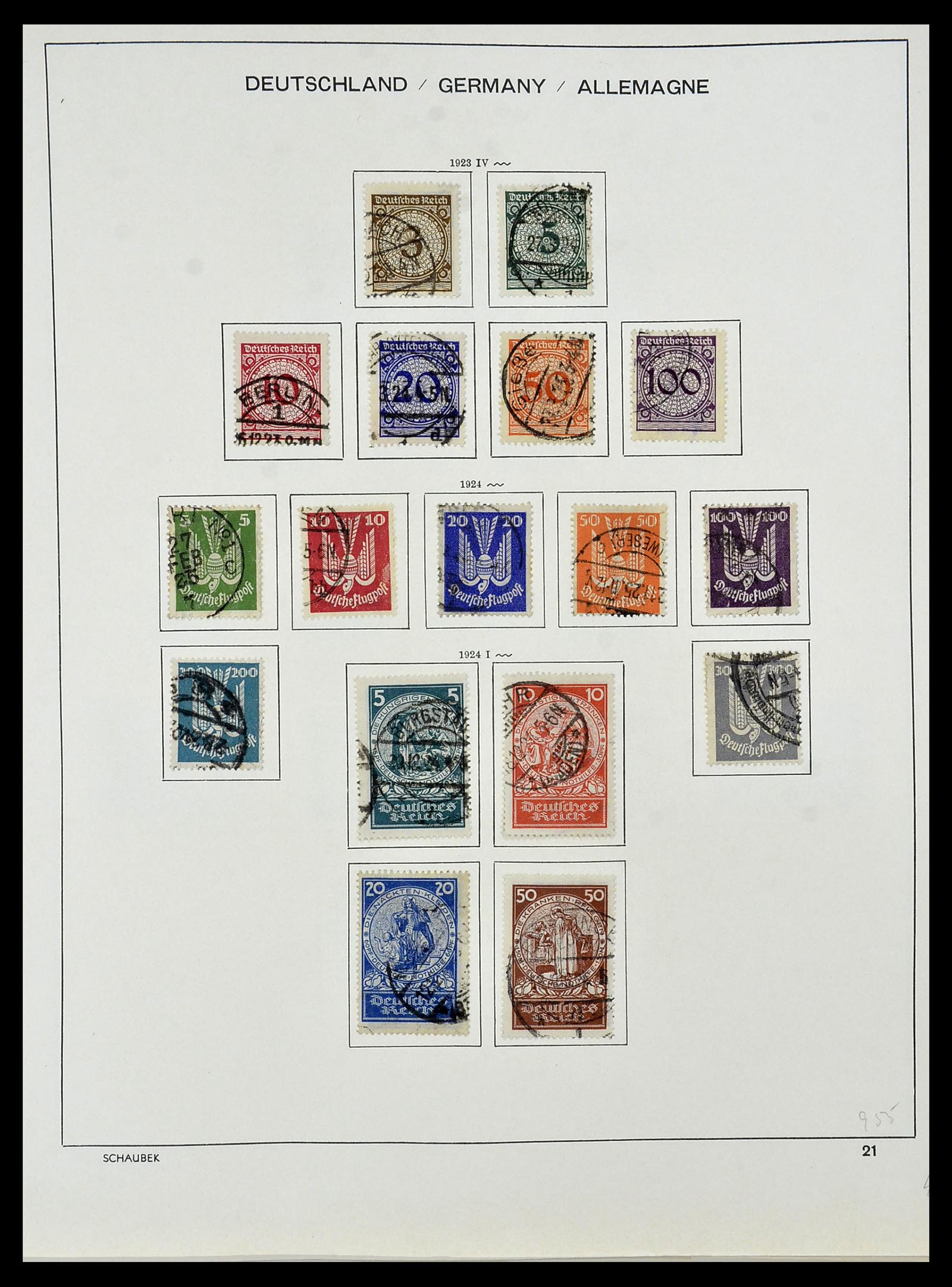 34087 024 - Postzegelverzameling 34087 Duitse Rijk 1872-1945.