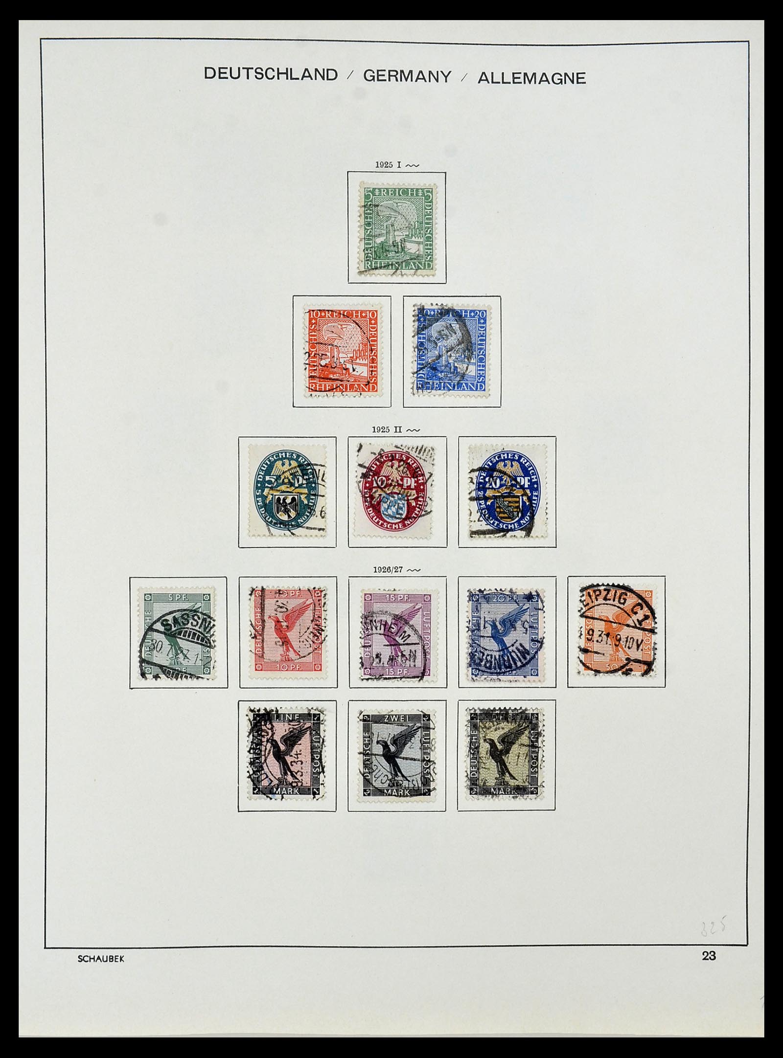 34087 026 - Stamp collection 34087 German Reich 1872-1945.