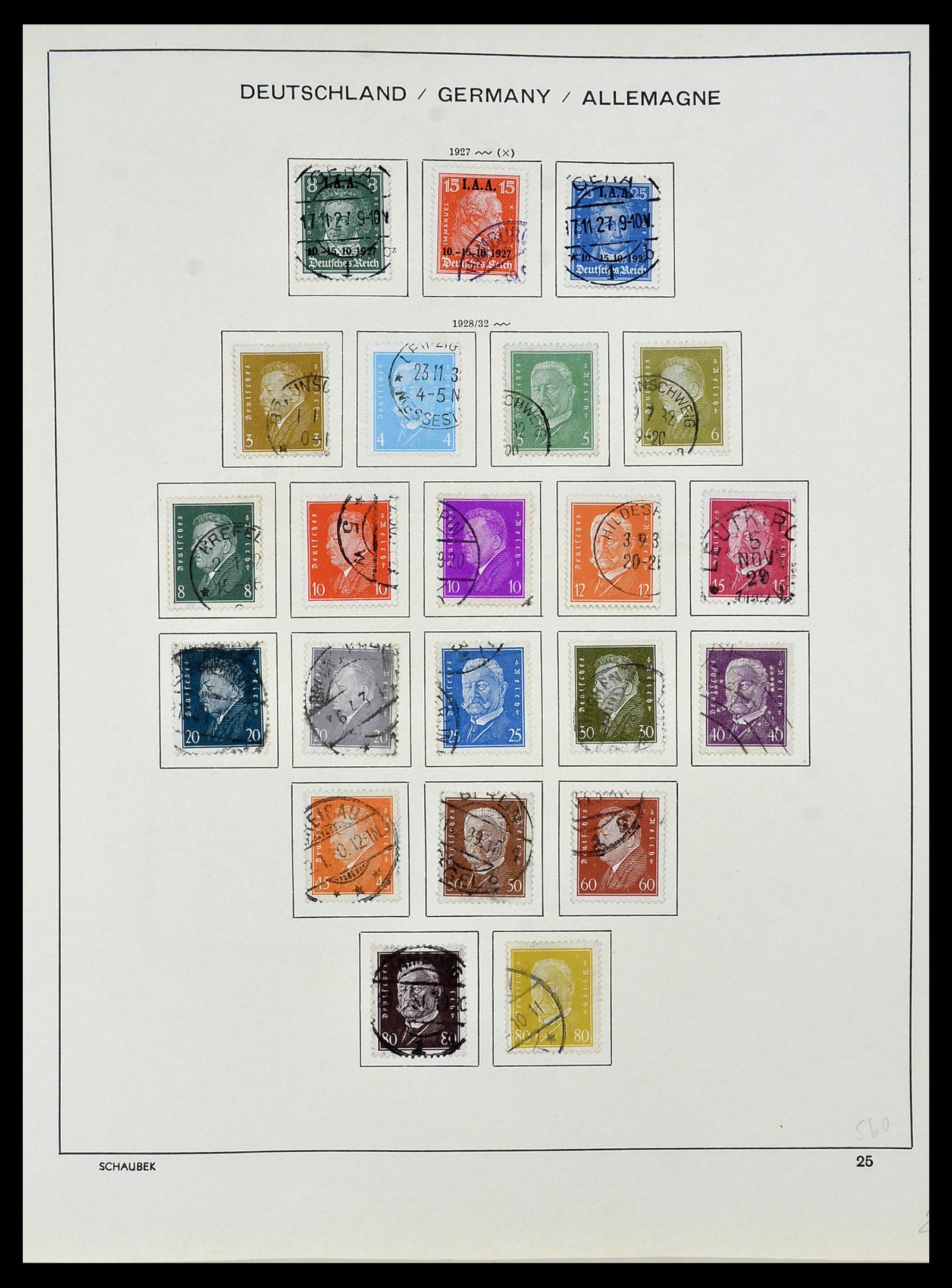 34087 028 - Postzegelverzameling 34087 Duitse Rijk 1872-1945.