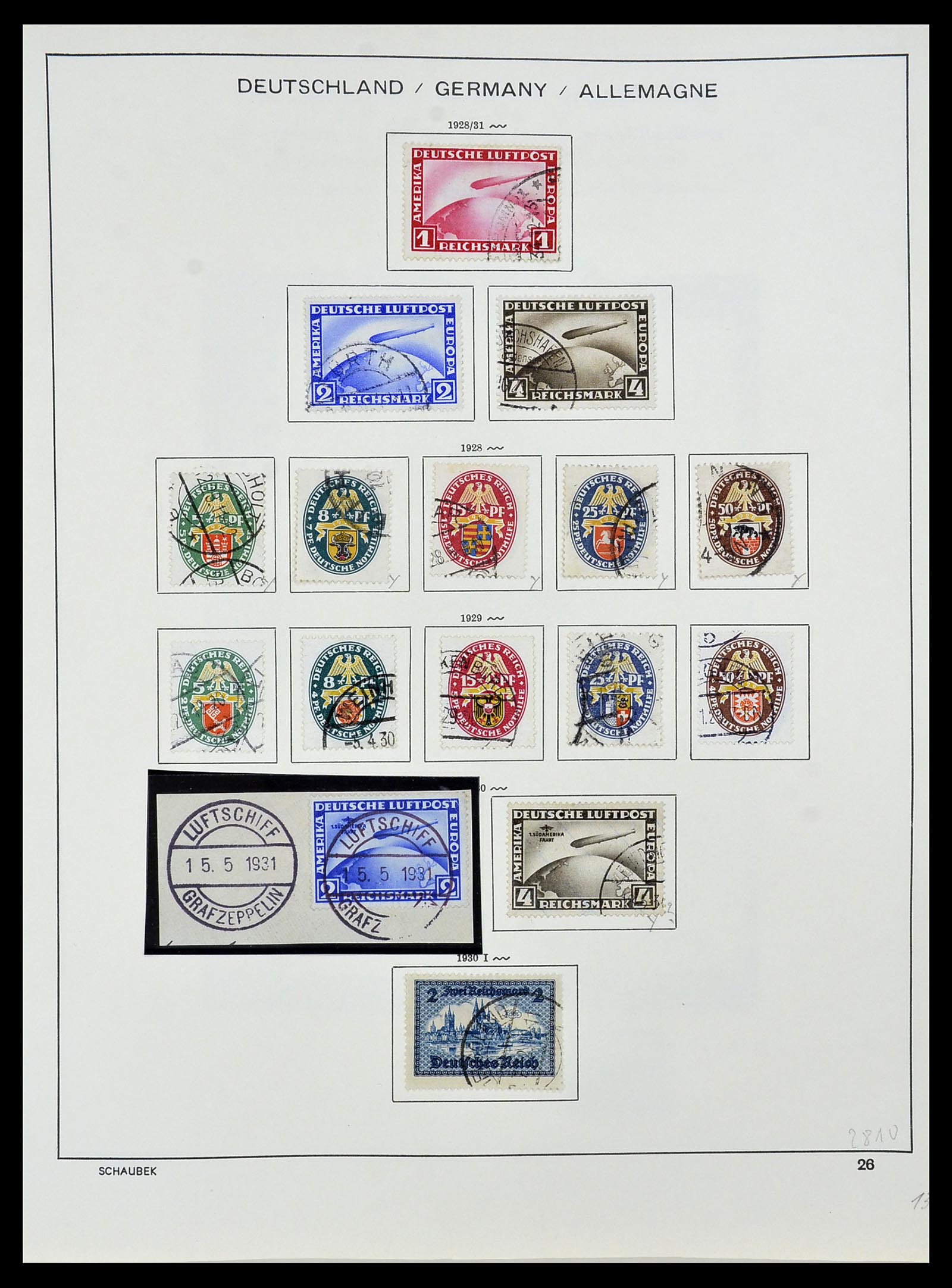 34087 029 - Stamp collection 34087 German Reich 1872-1945.