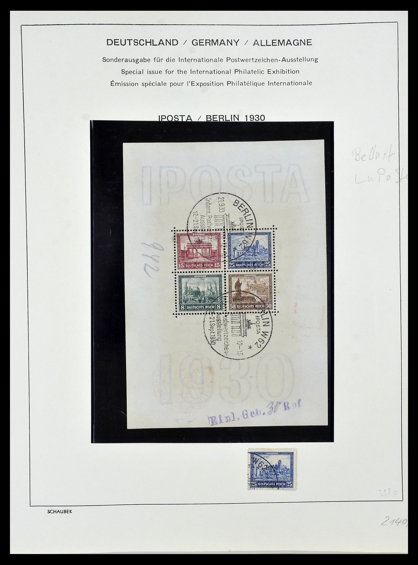 34087 030 - Postzegelverzameling 34087 Duitse Rijk 1872-1945.