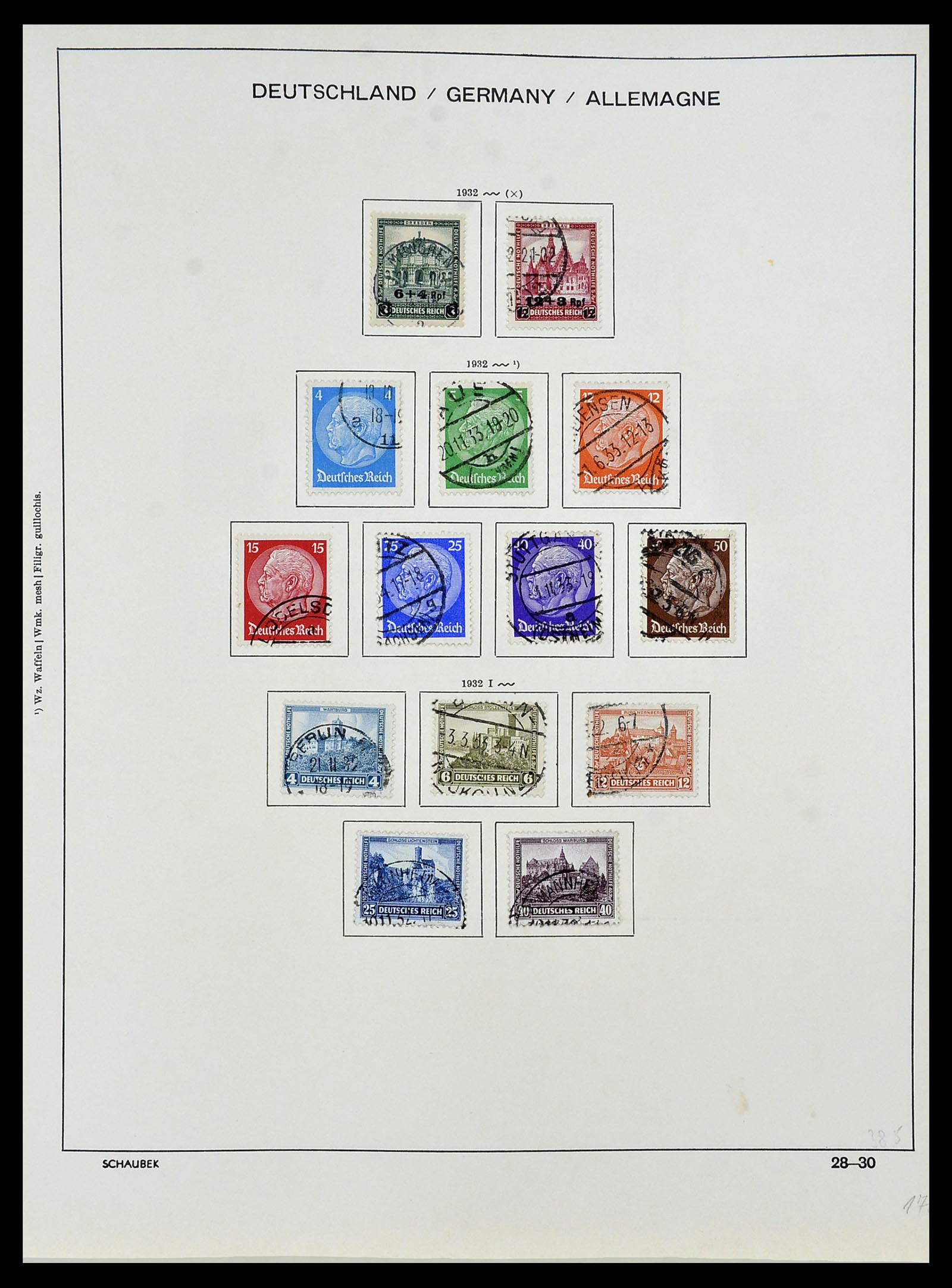 34087 033 - Stamp collection 34087 German Reich 1872-1945.
