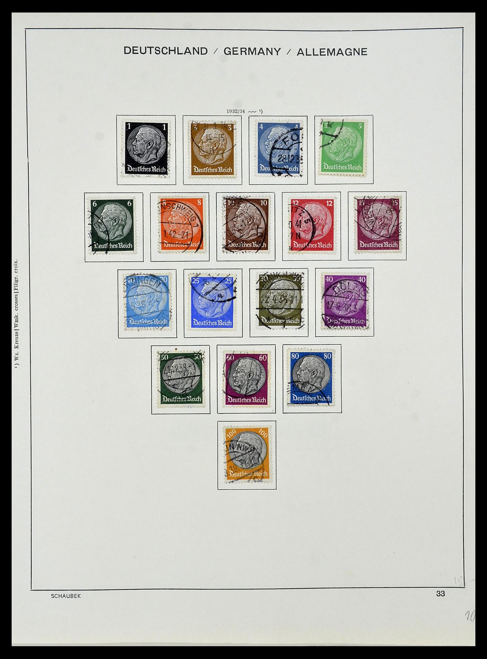34087 037 - Stamp collection 34087 German Reich 1872-1945.