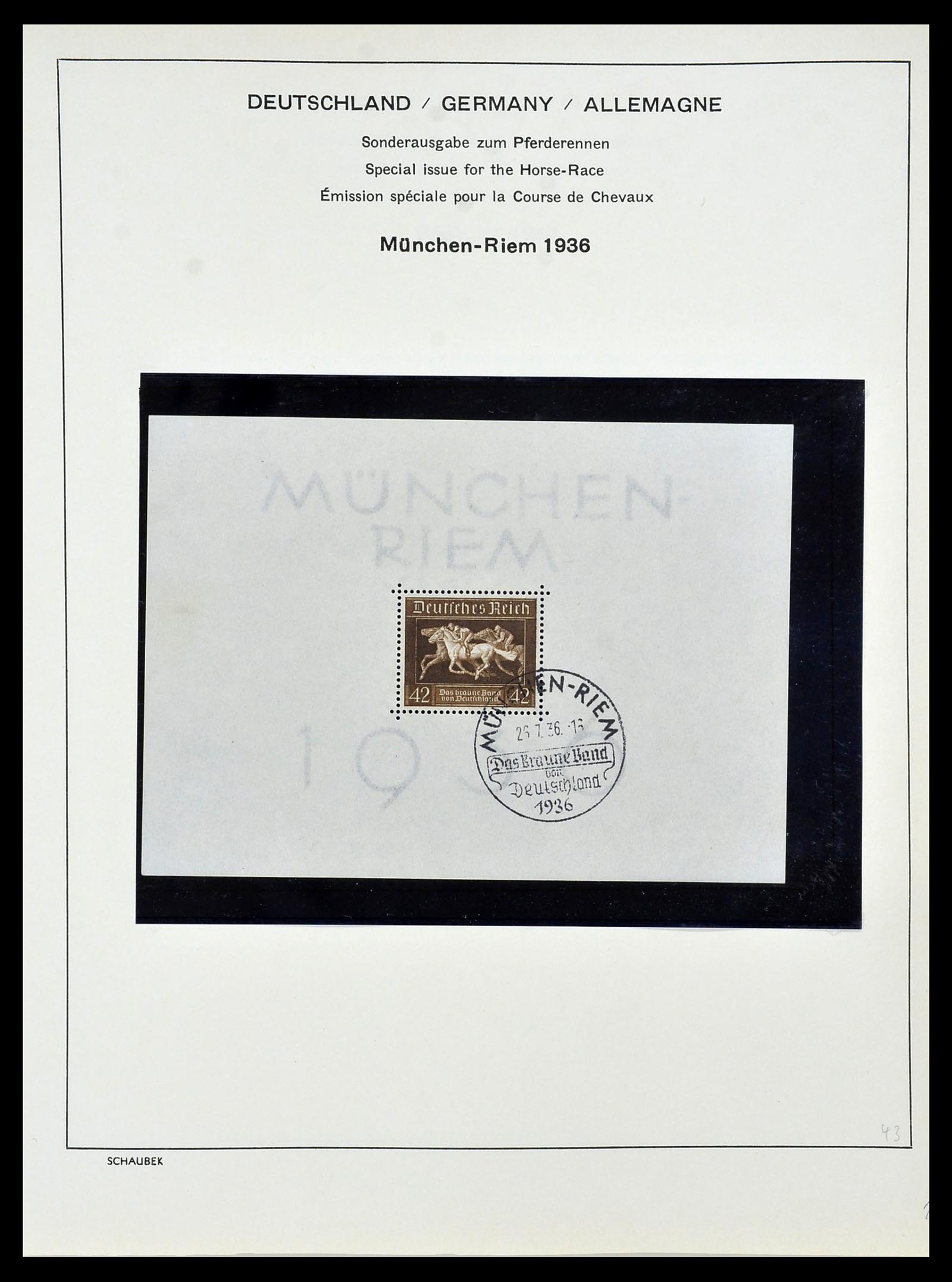34087 045 - Postzegelverzameling 34087 Duitse Rijk 1872-1945.