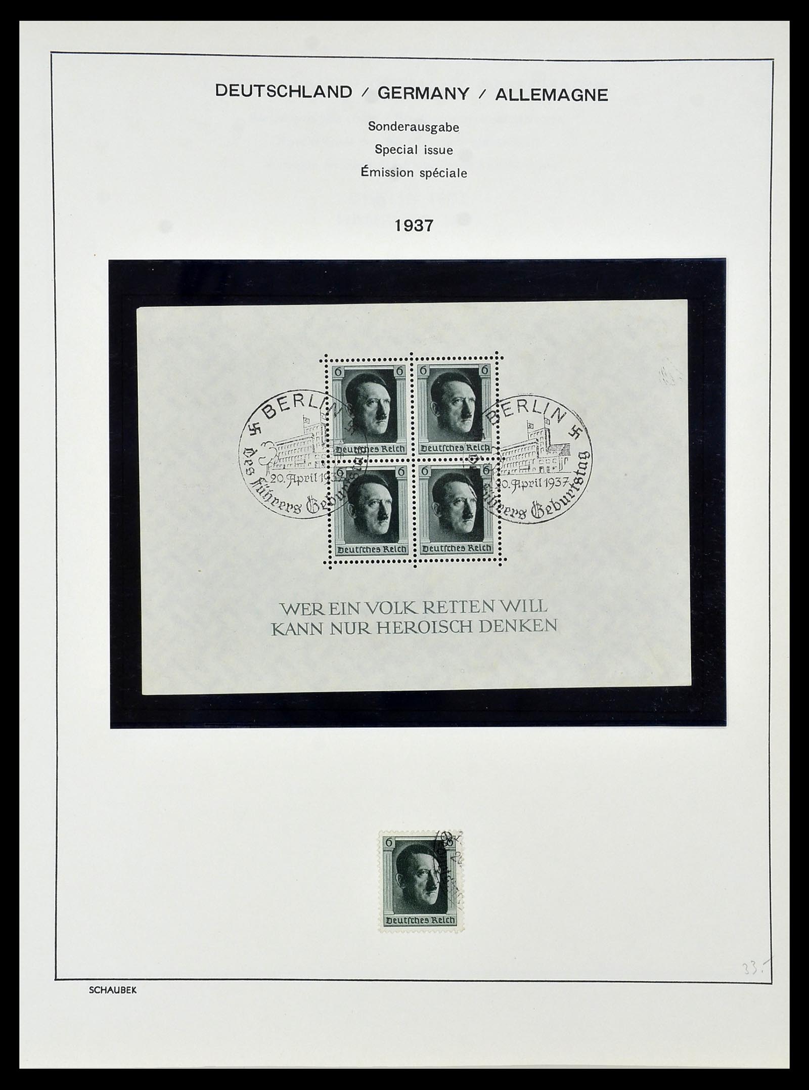 34087 049 - Postzegelverzameling 34087 Duitse Rijk 1872-1945.