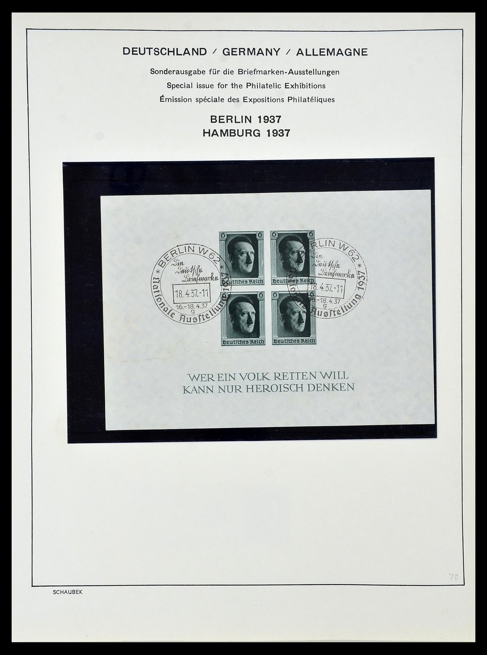 34087 050 - Stamp collection 34087 German Reich 1872-1945.