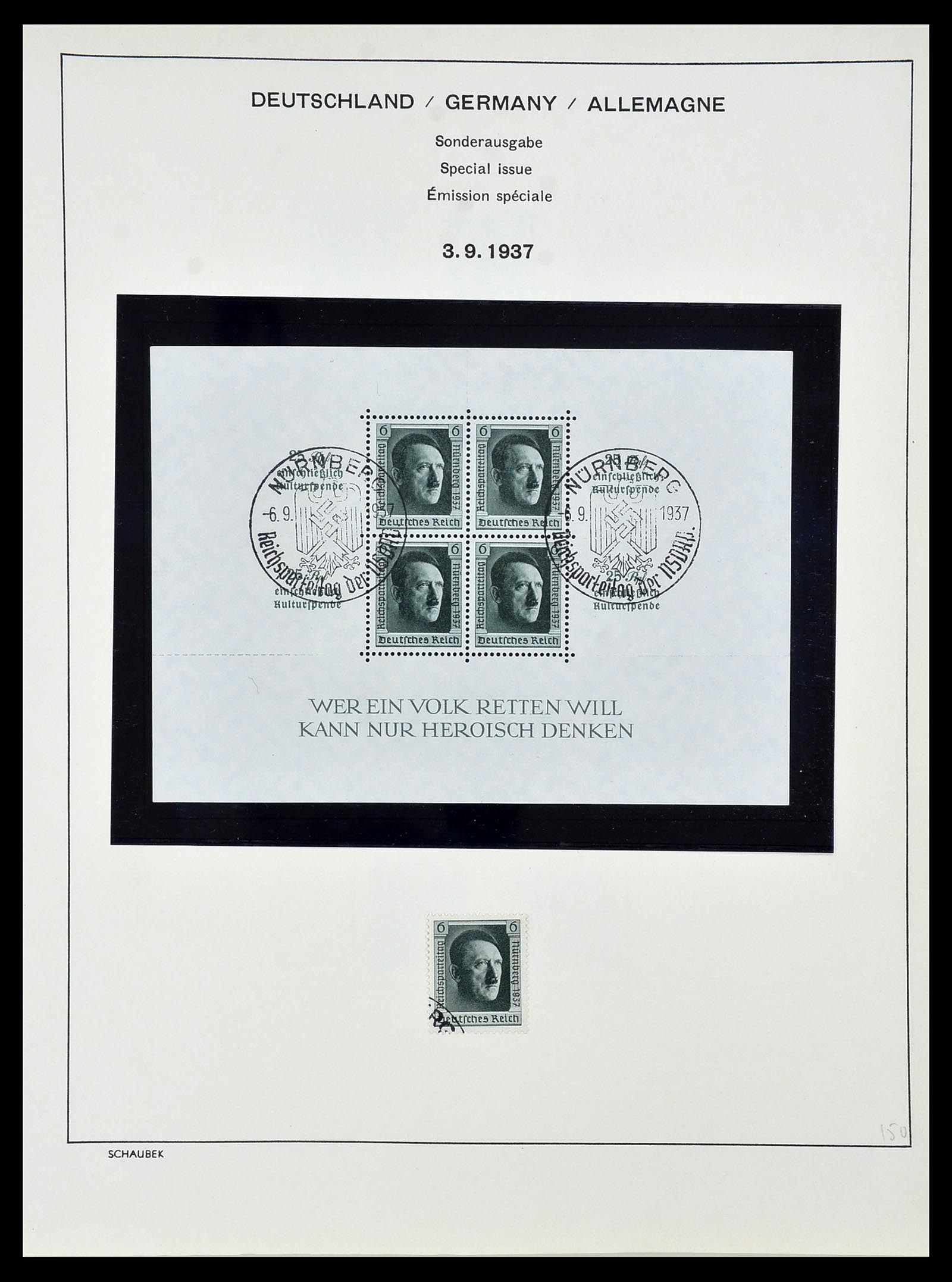 34087 053 - Postzegelverzameling 34087 Duitse Rijk 1872-1945.