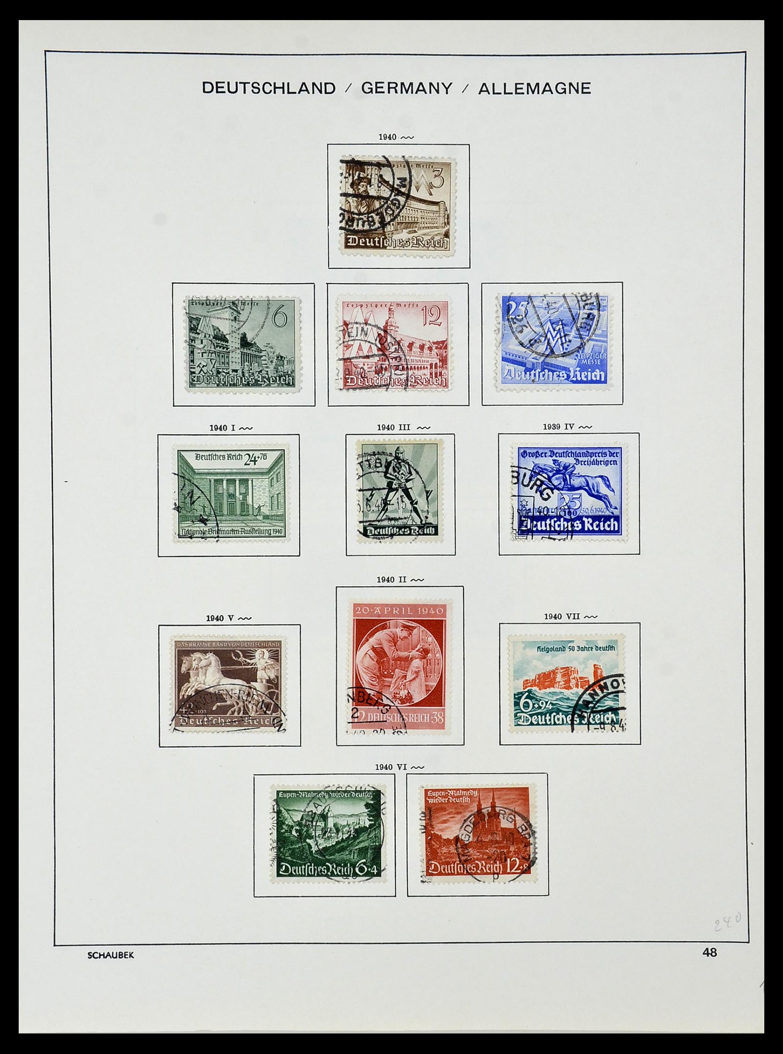 34087 061 - Postzegelverzameling 34087 Duitse Rijk 1872-1945.