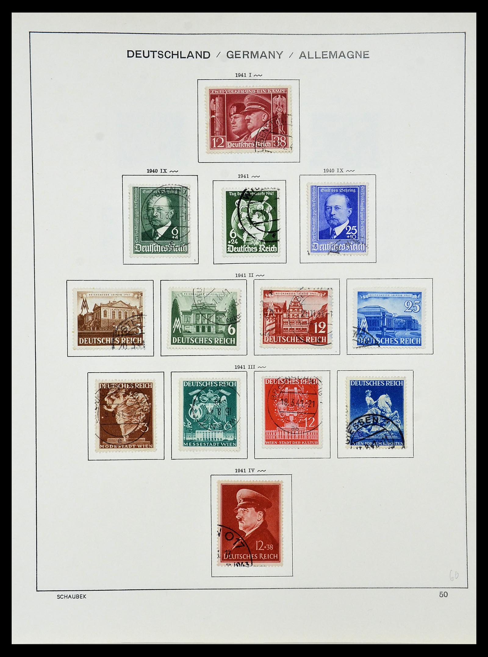 34087 063 - Stamp collection 34087 German Reich 1872-1945.