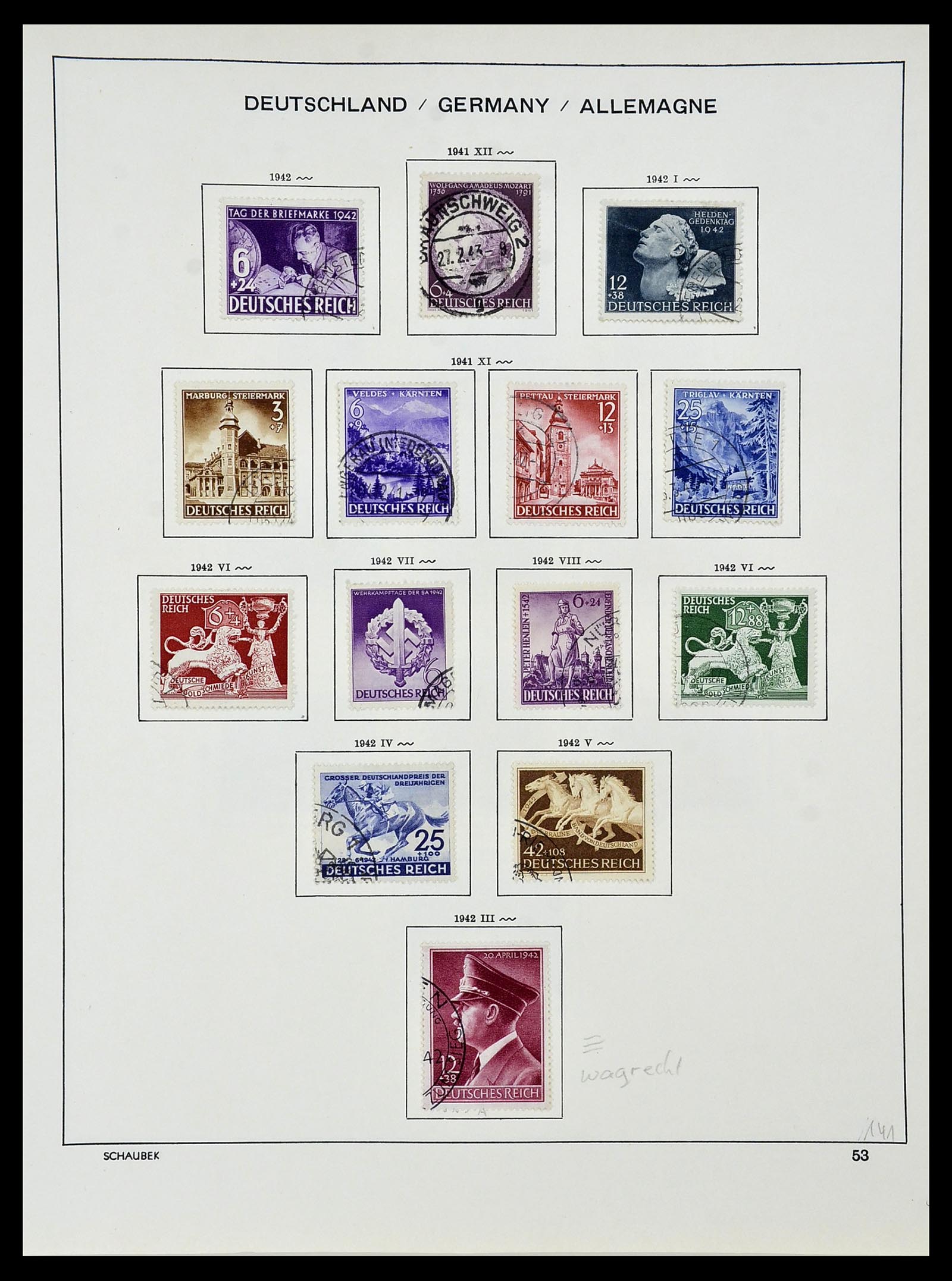 34087 068 - Stamp collection 34087 German Reich 1872-1945.