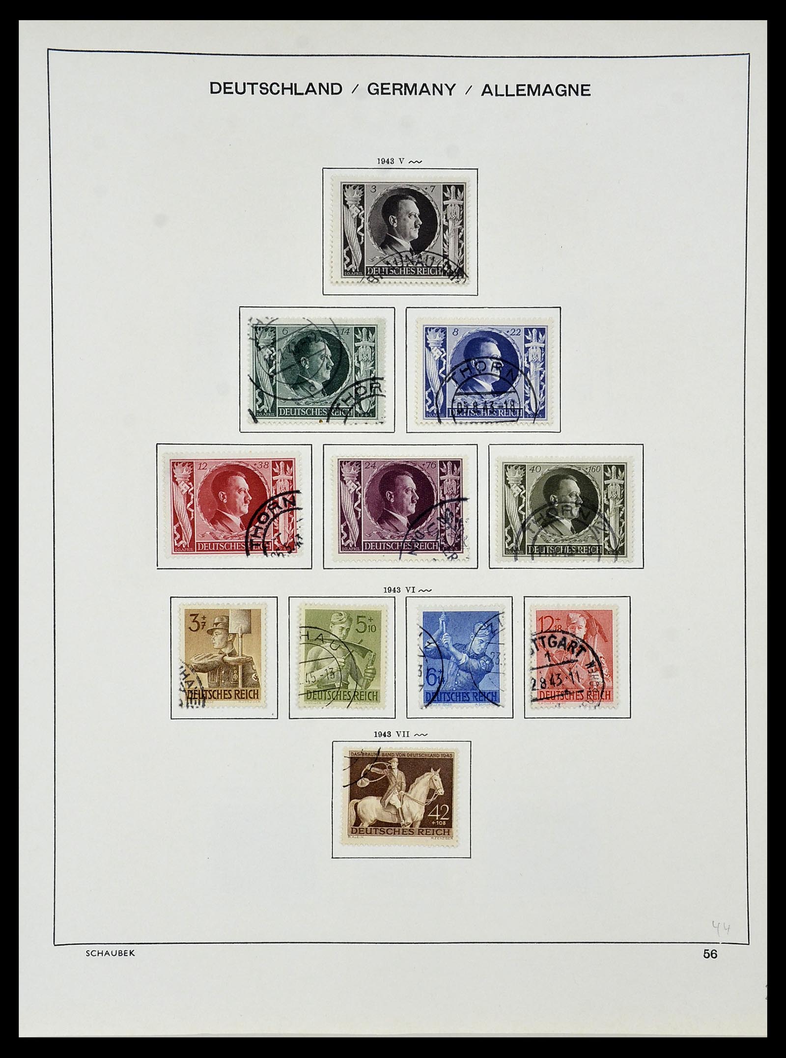 34087 071 - Postzegelverzameling 34087 Duitse Rijk 1872-1945.