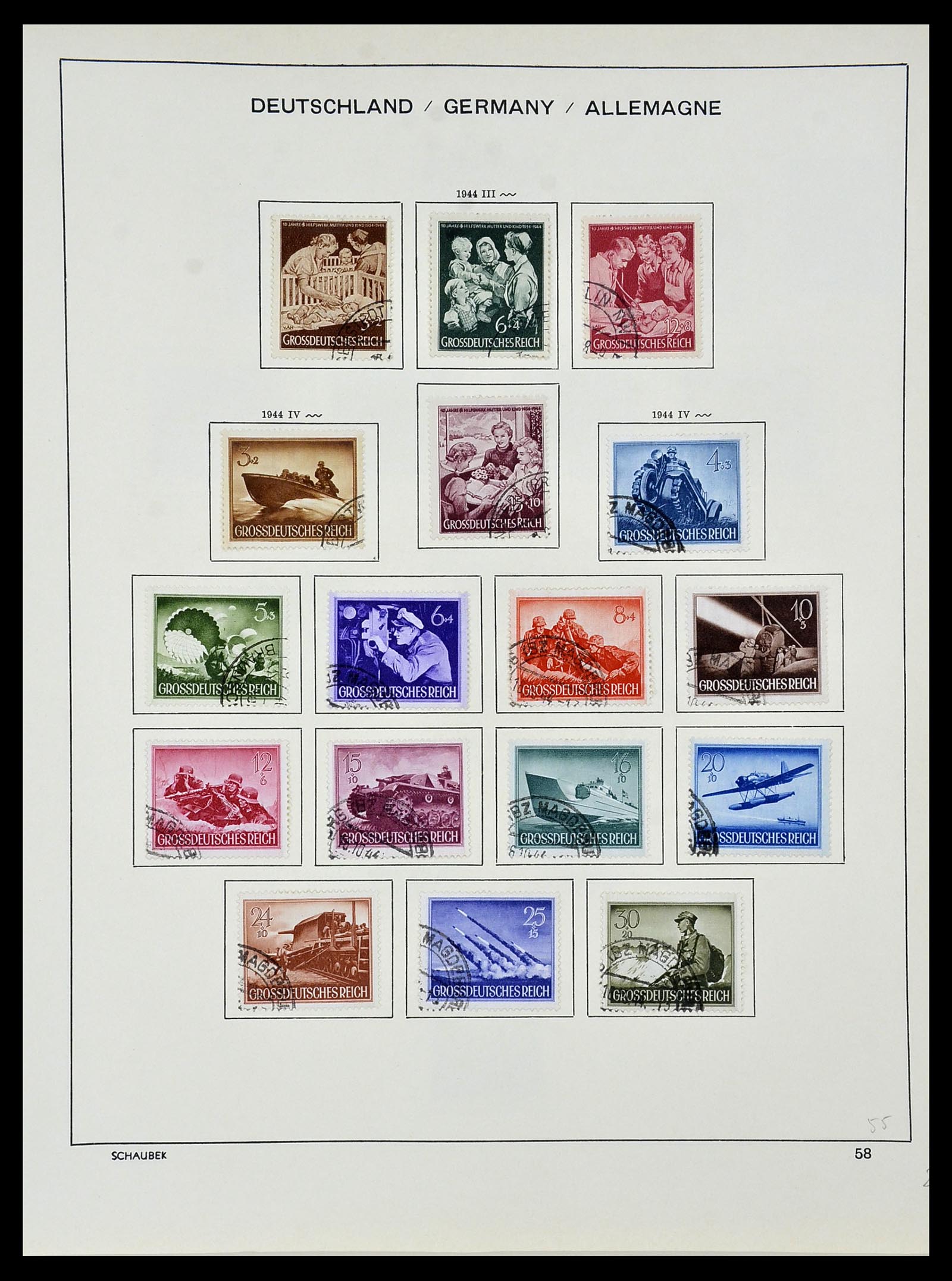 34087 073 - Stamp collection 34087 German Reich 1872-1945.