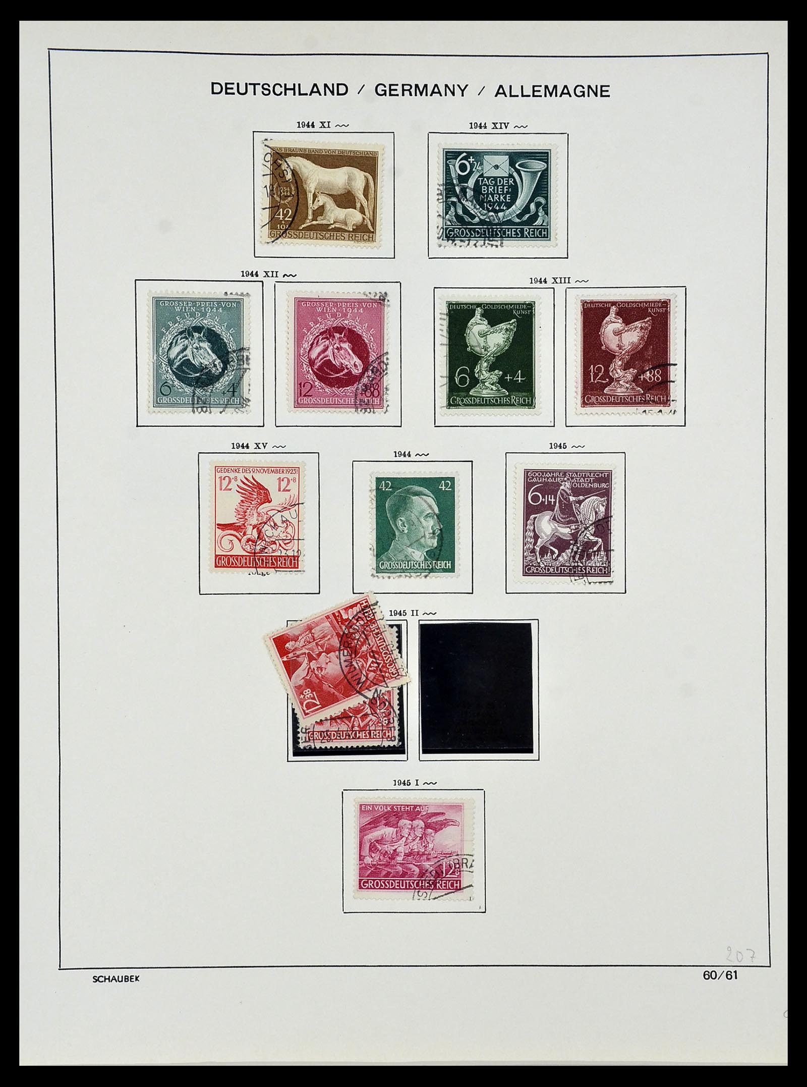 34087 075 - Stamp collection 34087 German Reich 1872-1945.