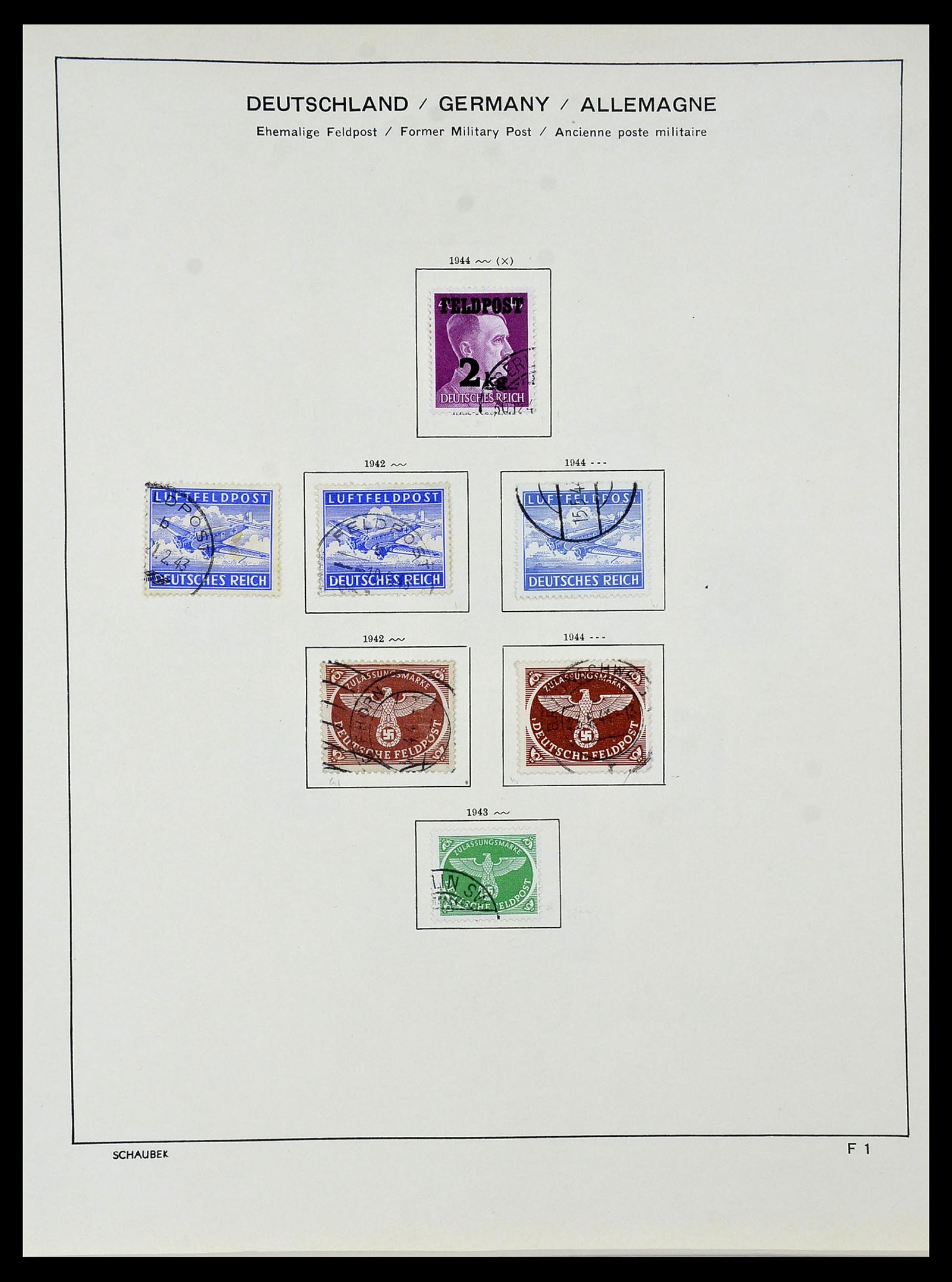 34087 076 - Postzegelverzameling 34087 Duitse Rijk 1872-1945.