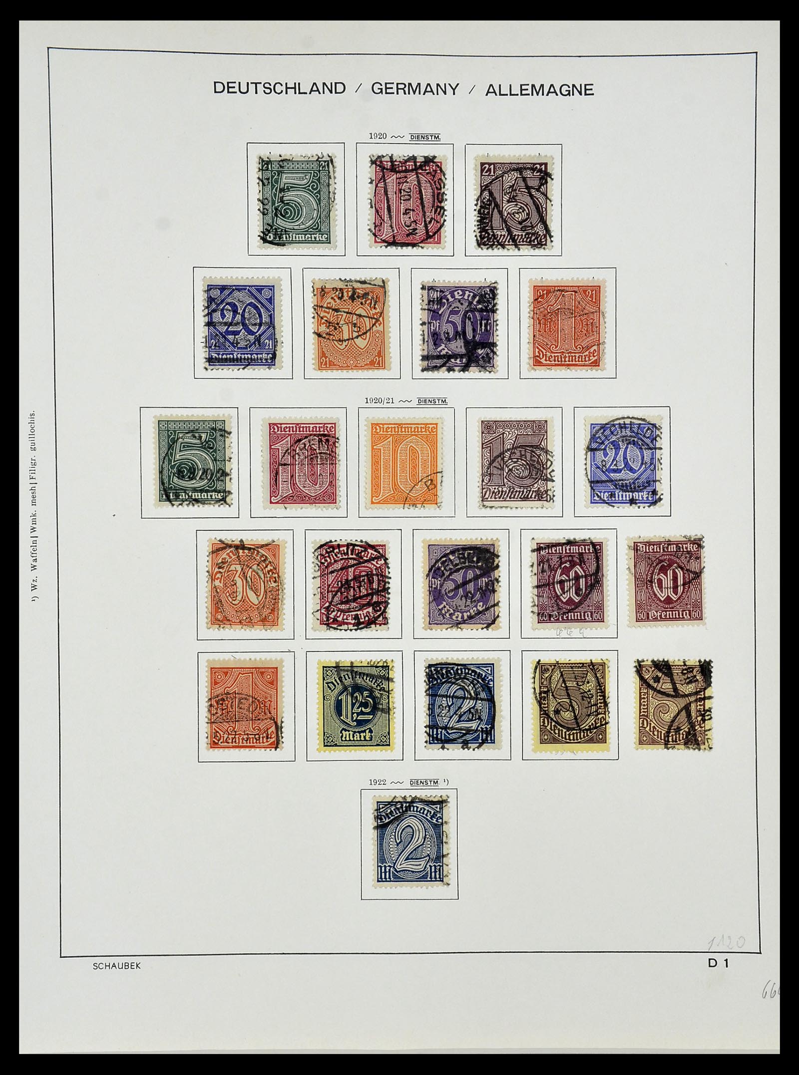34087 078 - Stamp collection 34087 German Reich 1872-1945.