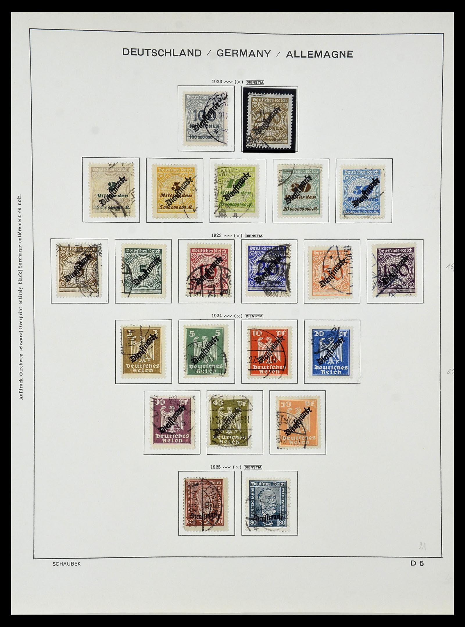 34087 082 - Stamp collection 34087 German Reich 1872-1945.