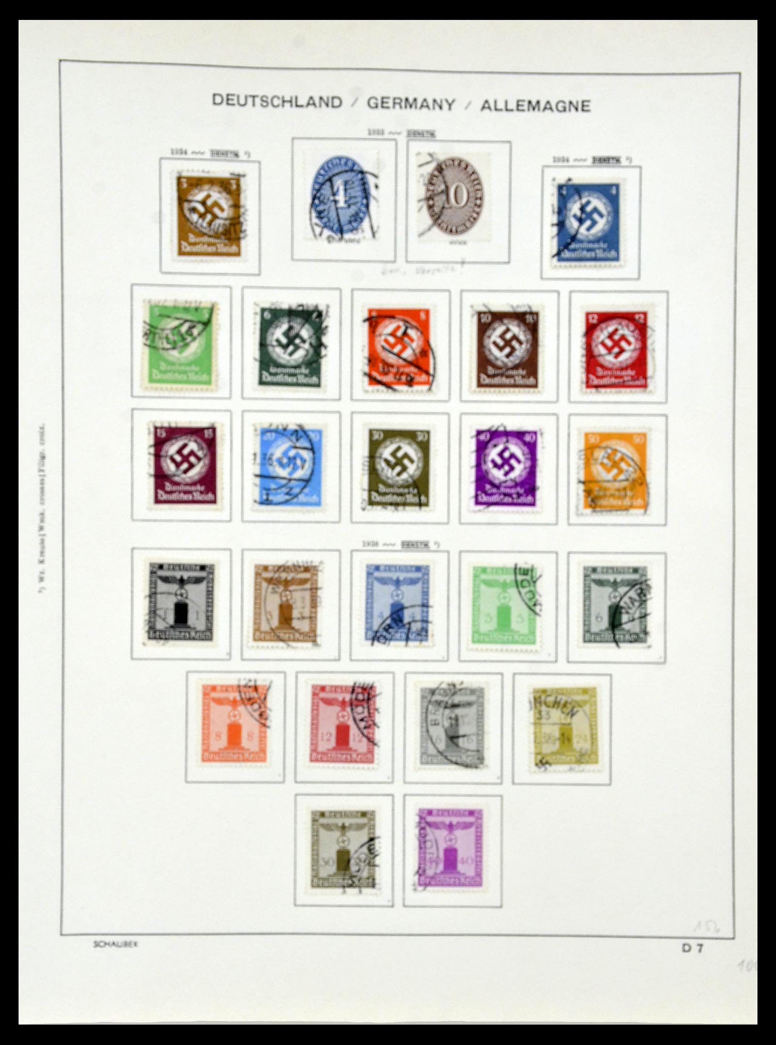 34087 084 - Postzegelverzameling 34087 Duitse Rijk 1872-1945.
