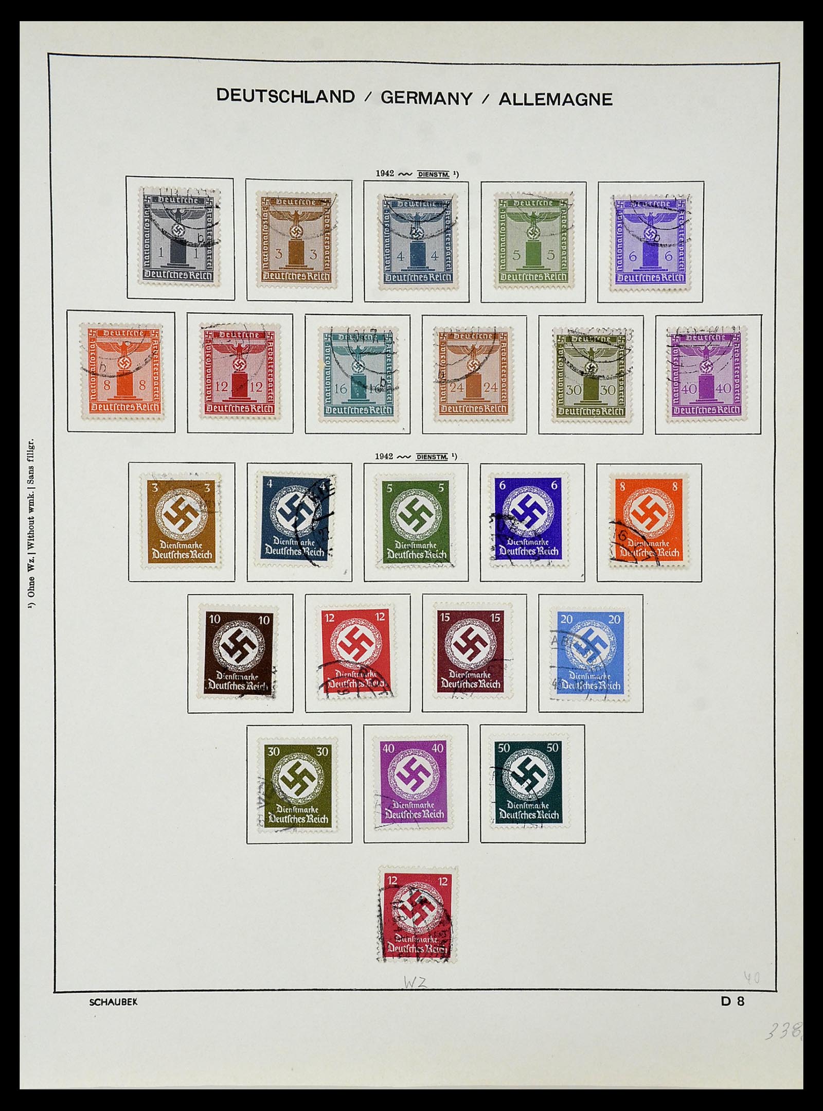 34087 085 - Stamp collection 34087 German Reich 1872-1945.