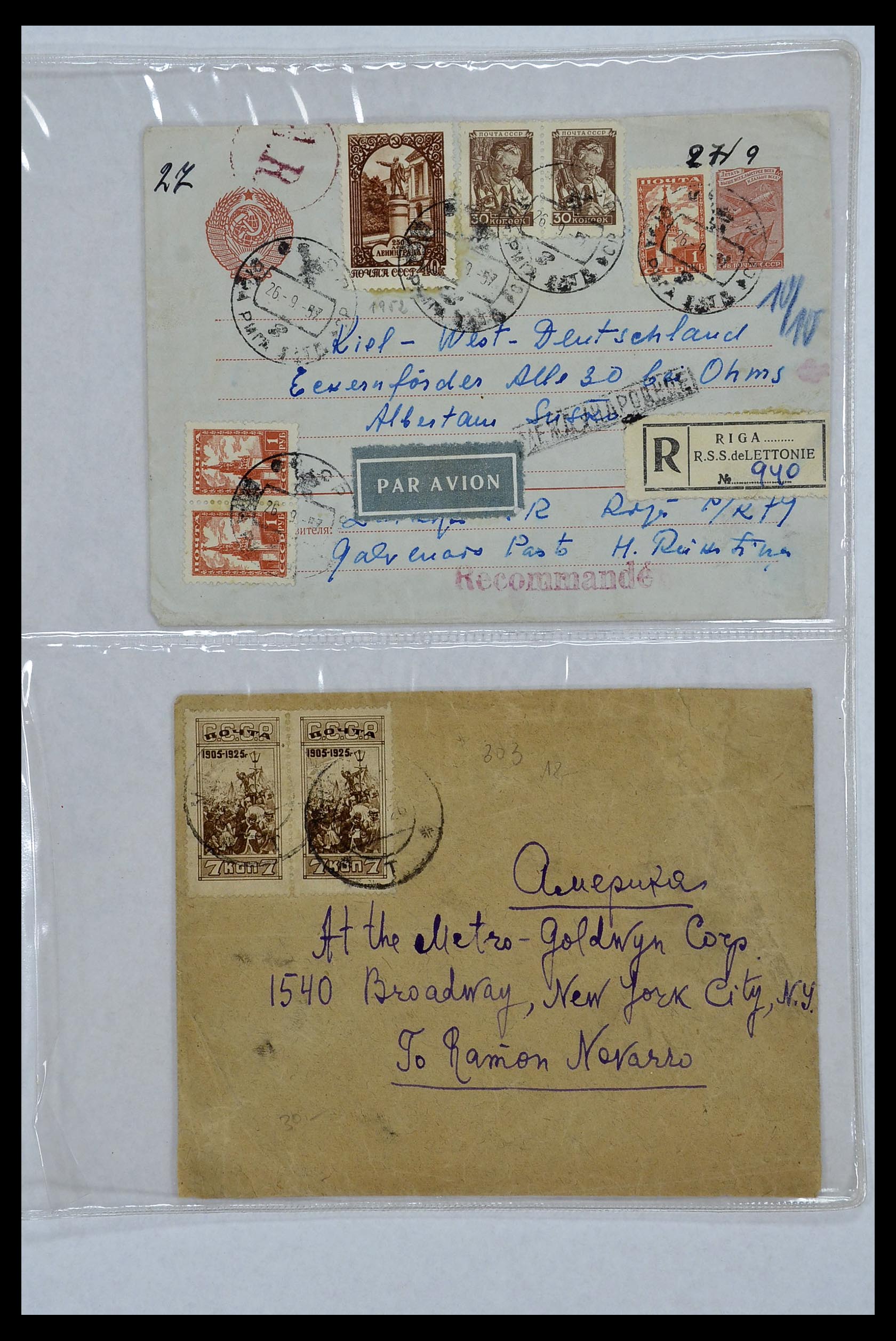 34088 095 - Stamp collection 34088 Russia covers 1868-1958.