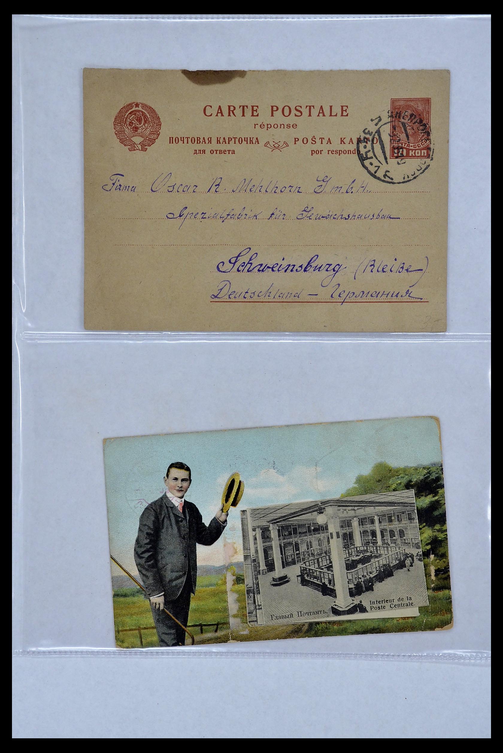 34088 155 - Postzegelverzameling 34088 Rusland brieven 1868-1958.