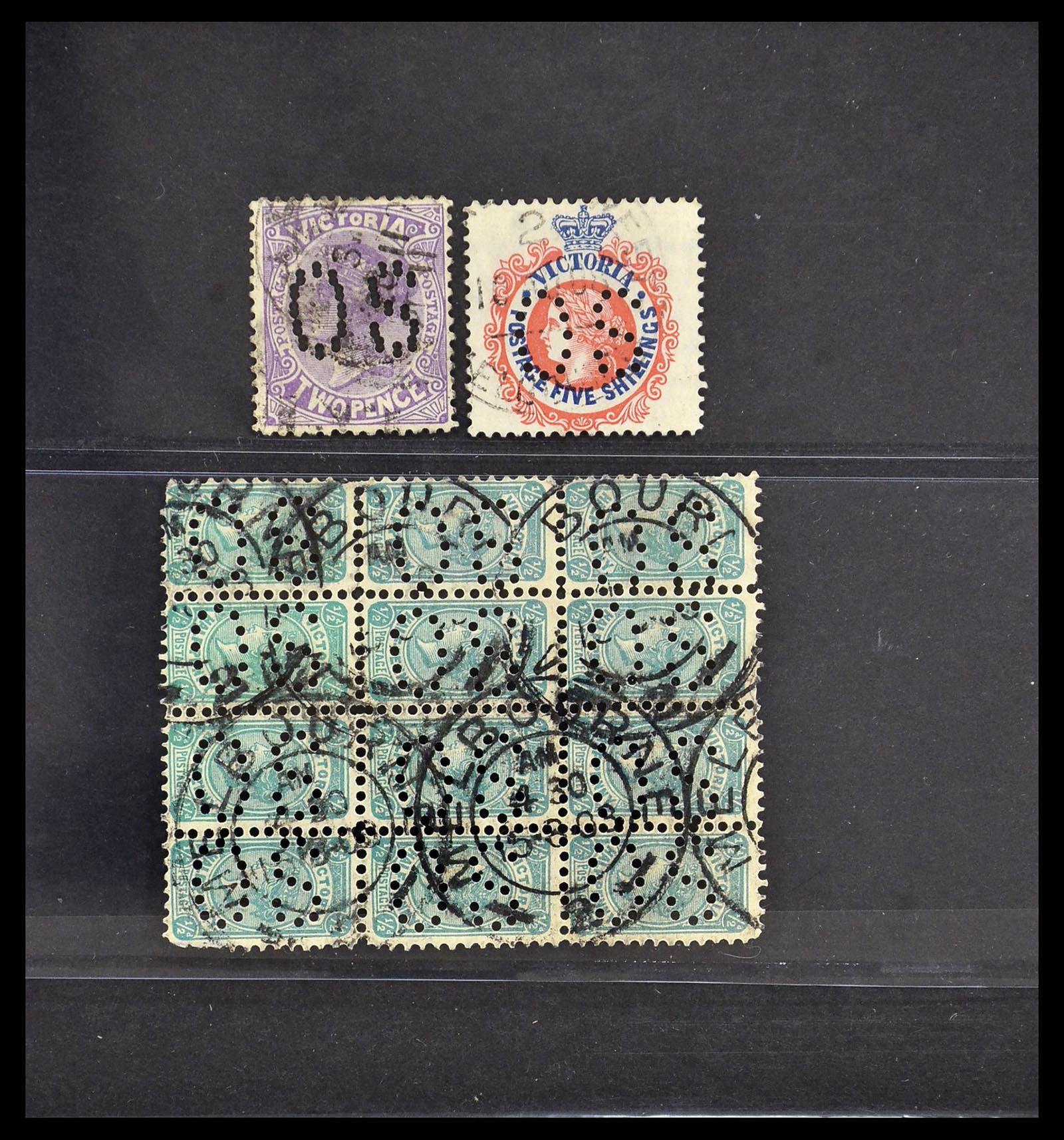 34095 001 - Postzegelverzameling 34095 Australië en Staten dienstzegels 1901-1933