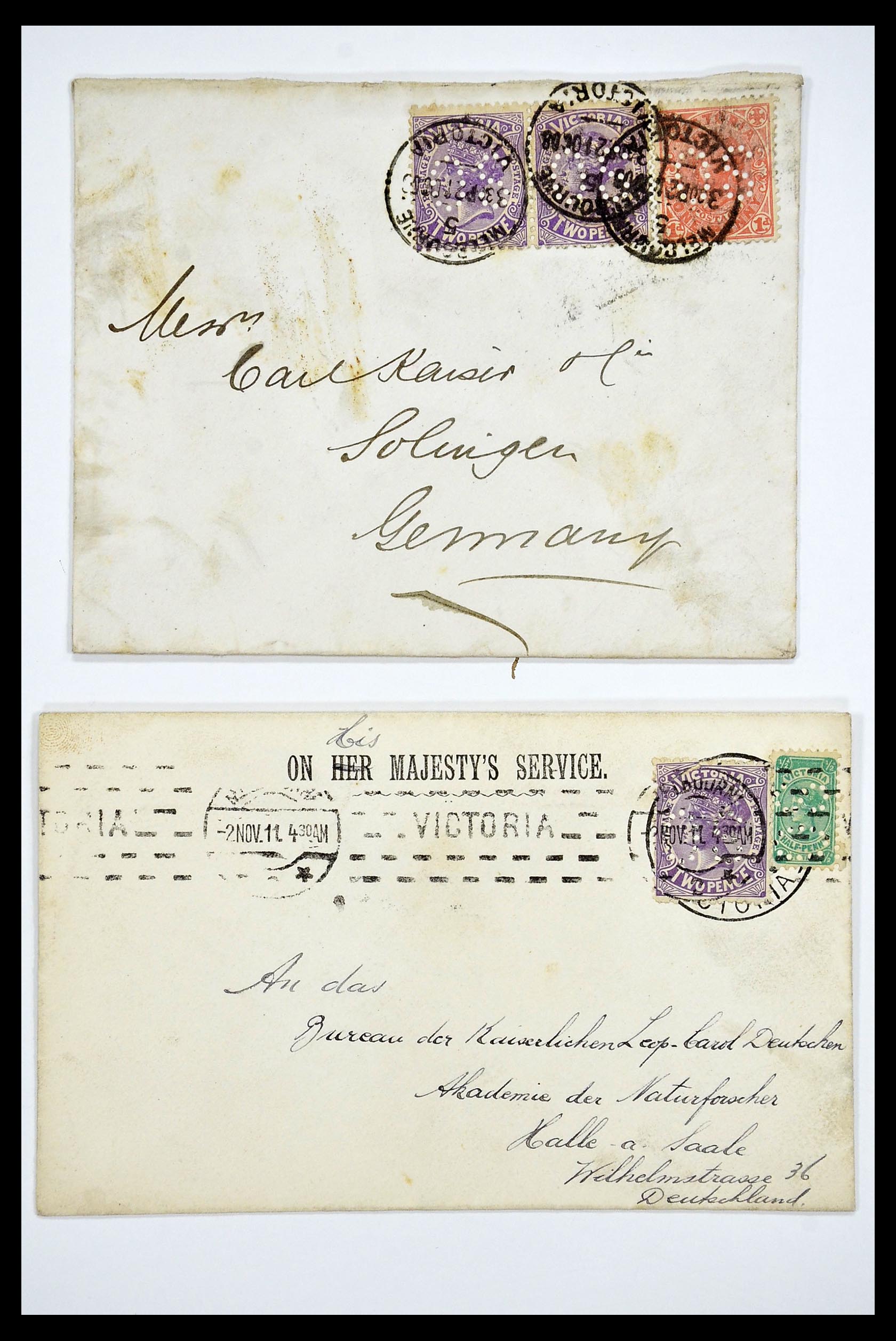 34095 004 - Postzegelverzameling 34095 Australië en Staten dienstzegels 1901-1933