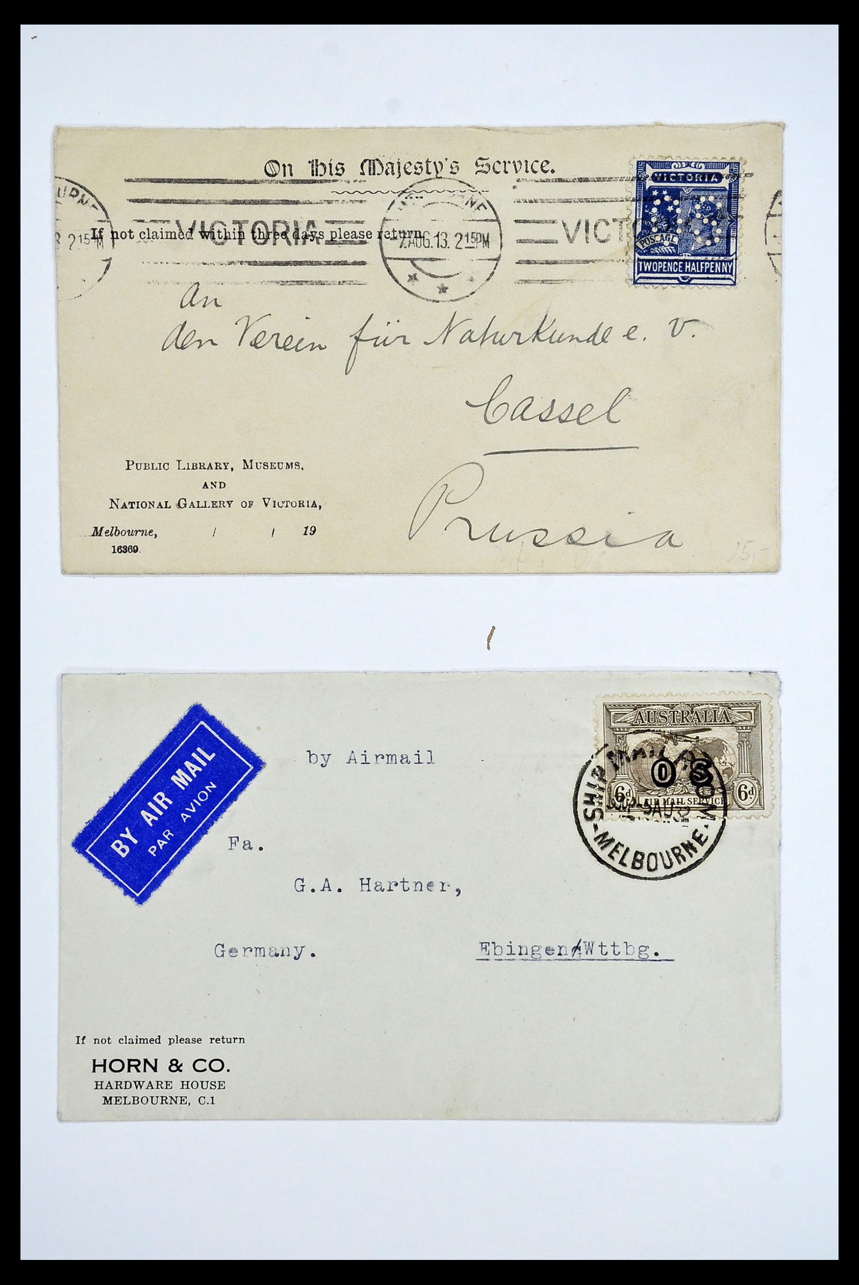 34095 009 - Postzegelverzameling 34095 Australië en Staten dienstzegels 1901-1933
