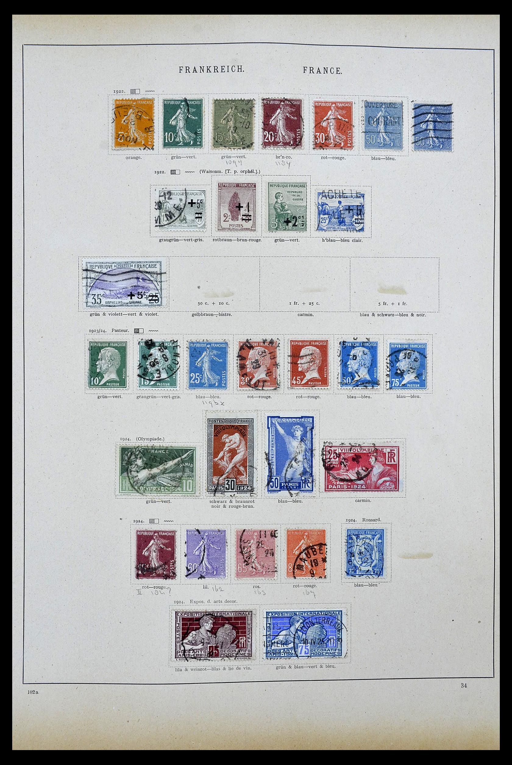 34100 0006 - Postzegelverzameling 34100 Wereld 1840-1935.