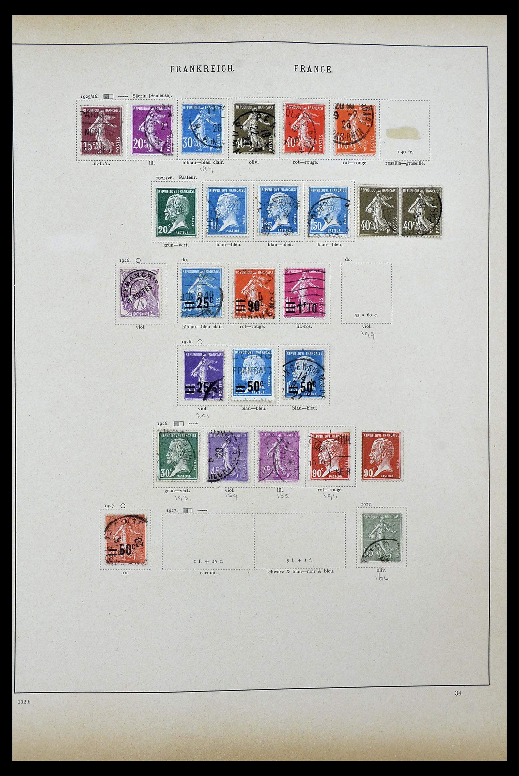34100 0009 - Postzegelverzameling 34100 Wereld 1840-1935.