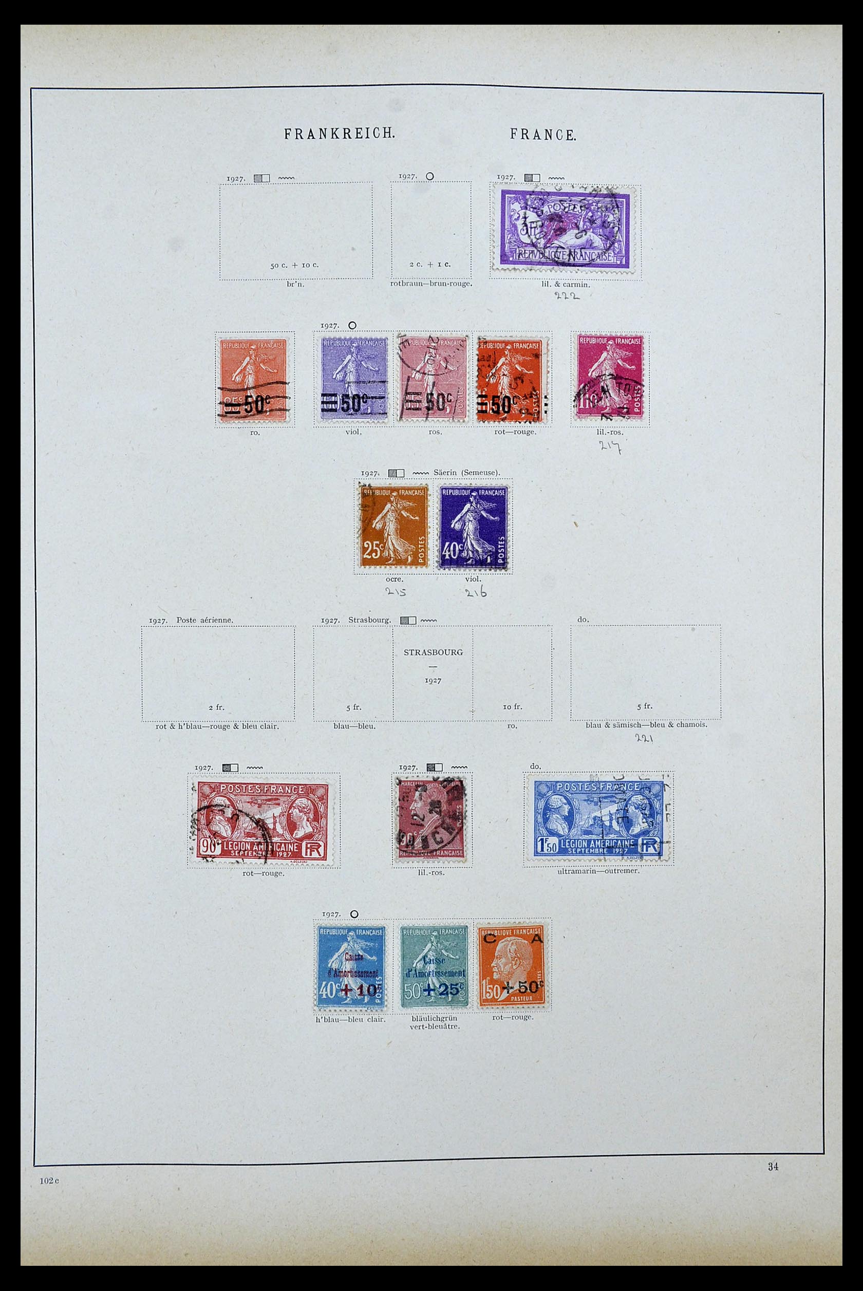 34100 0010 - Postzegelverzameling 34100 Wereld 1840-1935.