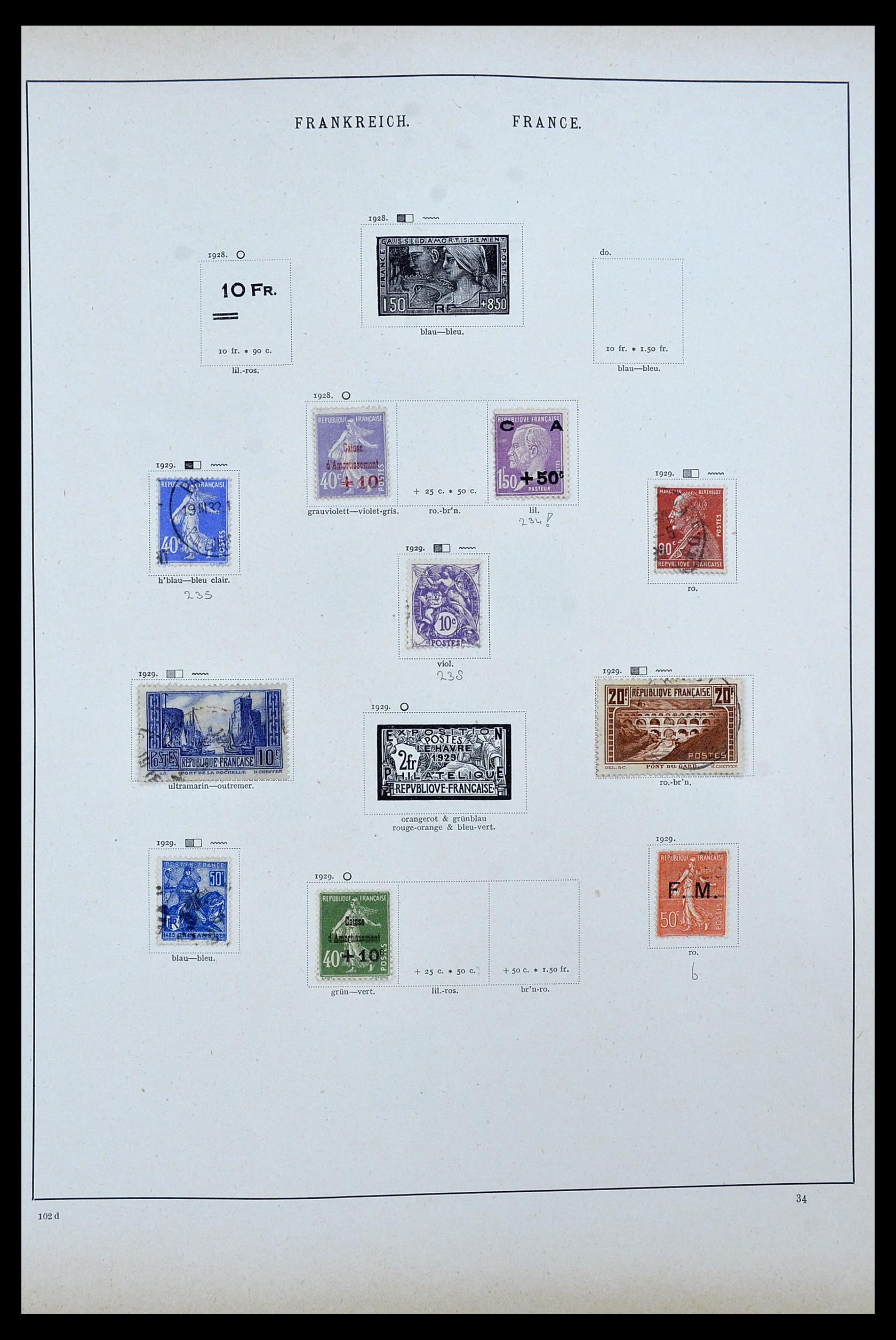 34100 0011 - Postzegelverzameling 34100 Wereld 1840-1935.