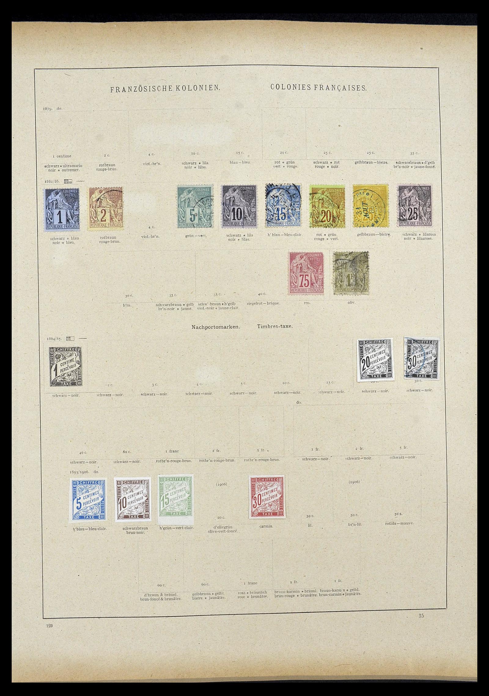 34100 0070 - Stamp collection 34100 World 1840-1935.