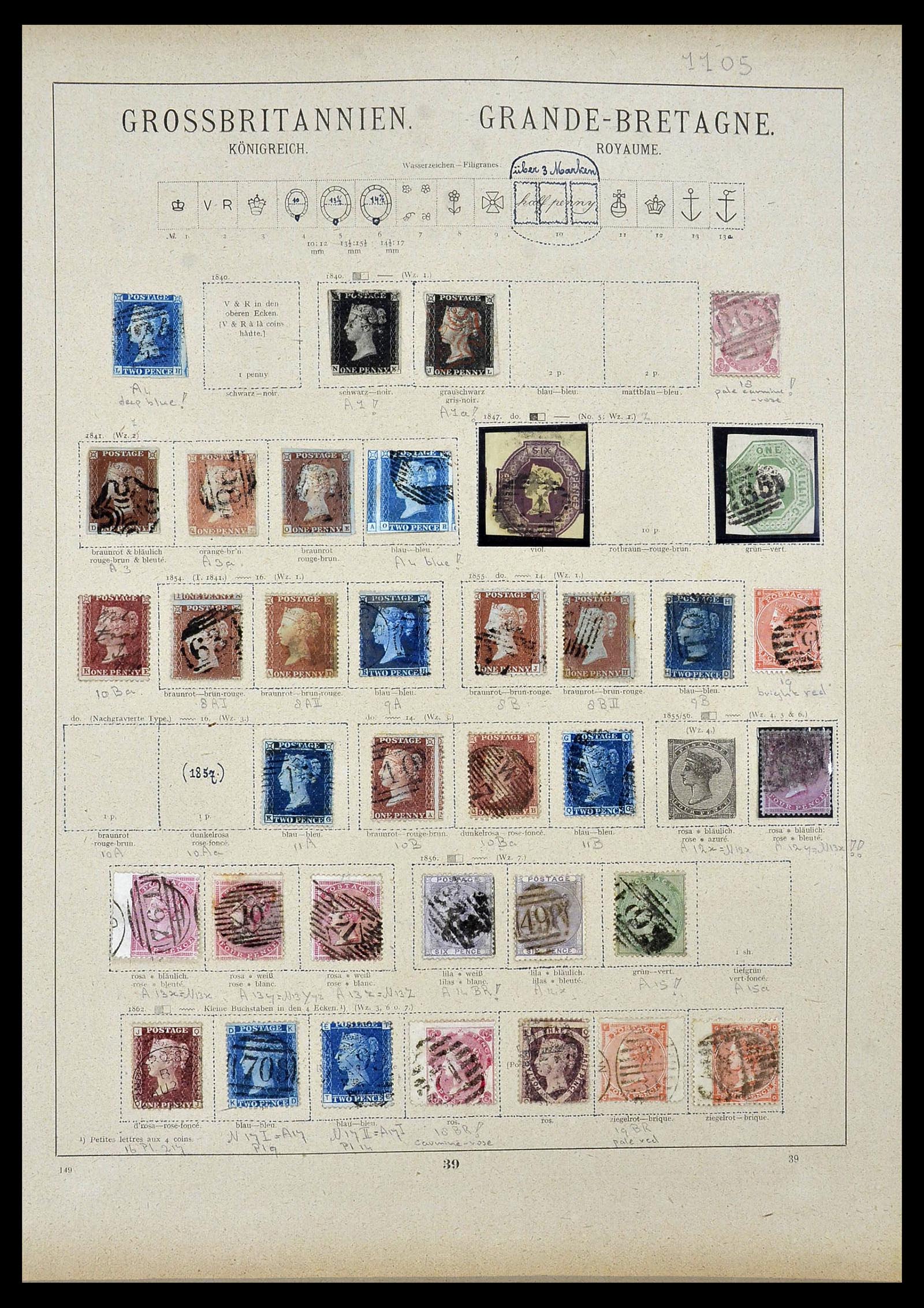 34100 0099 - Stamp collection 34100 World 1840-1935.