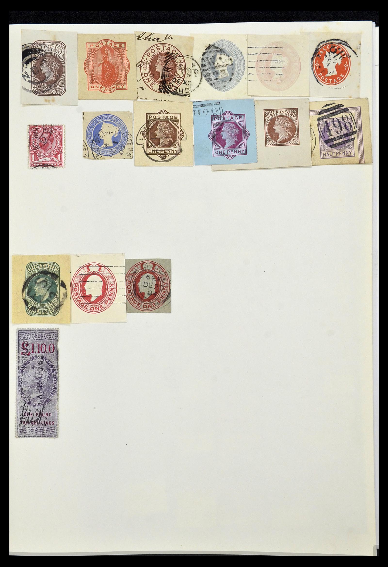 34102 004 - Postzegelverzameling 34102 Engeland 1840-1935.