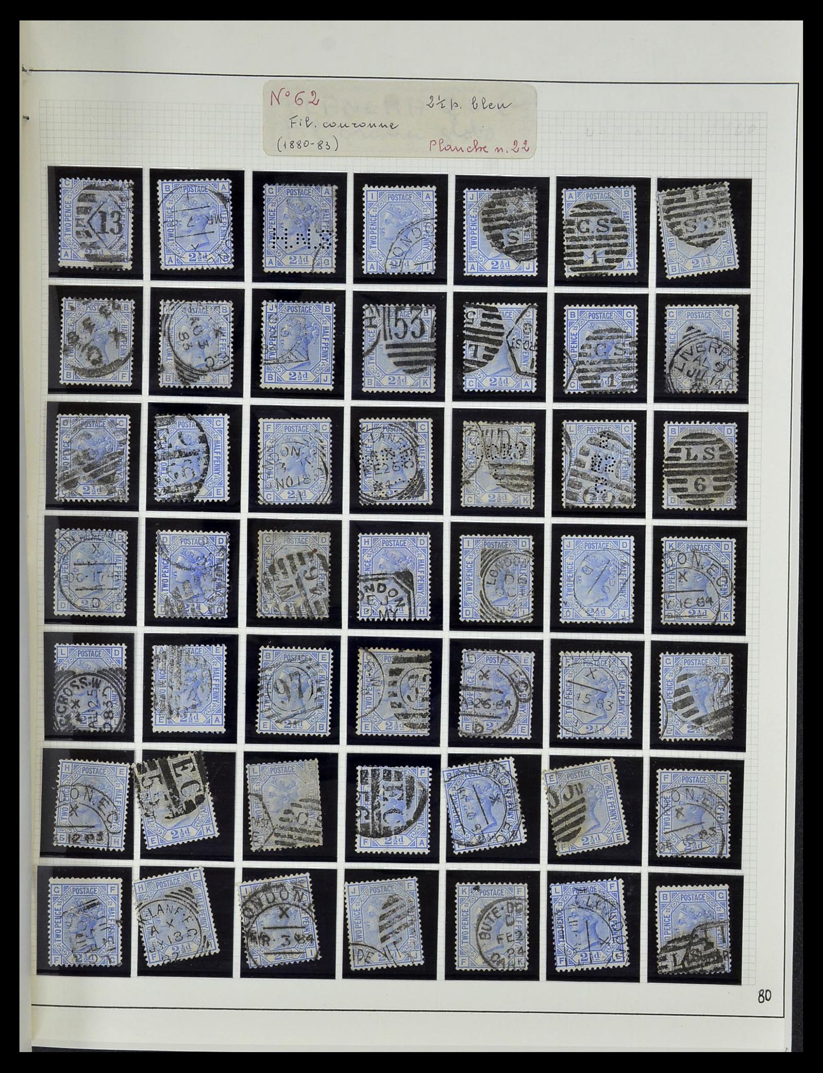 34102 009 - Postzegelverzameling 34102 Engeland 1840-1935.