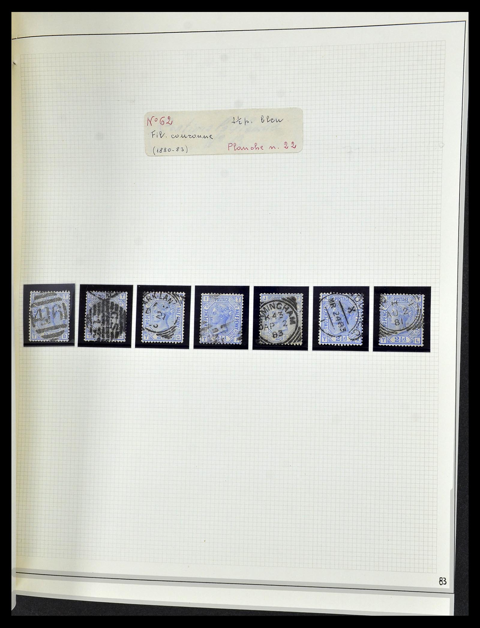 34102 012 - Postzegelverzameling 34102 Engeland 1840-1935.