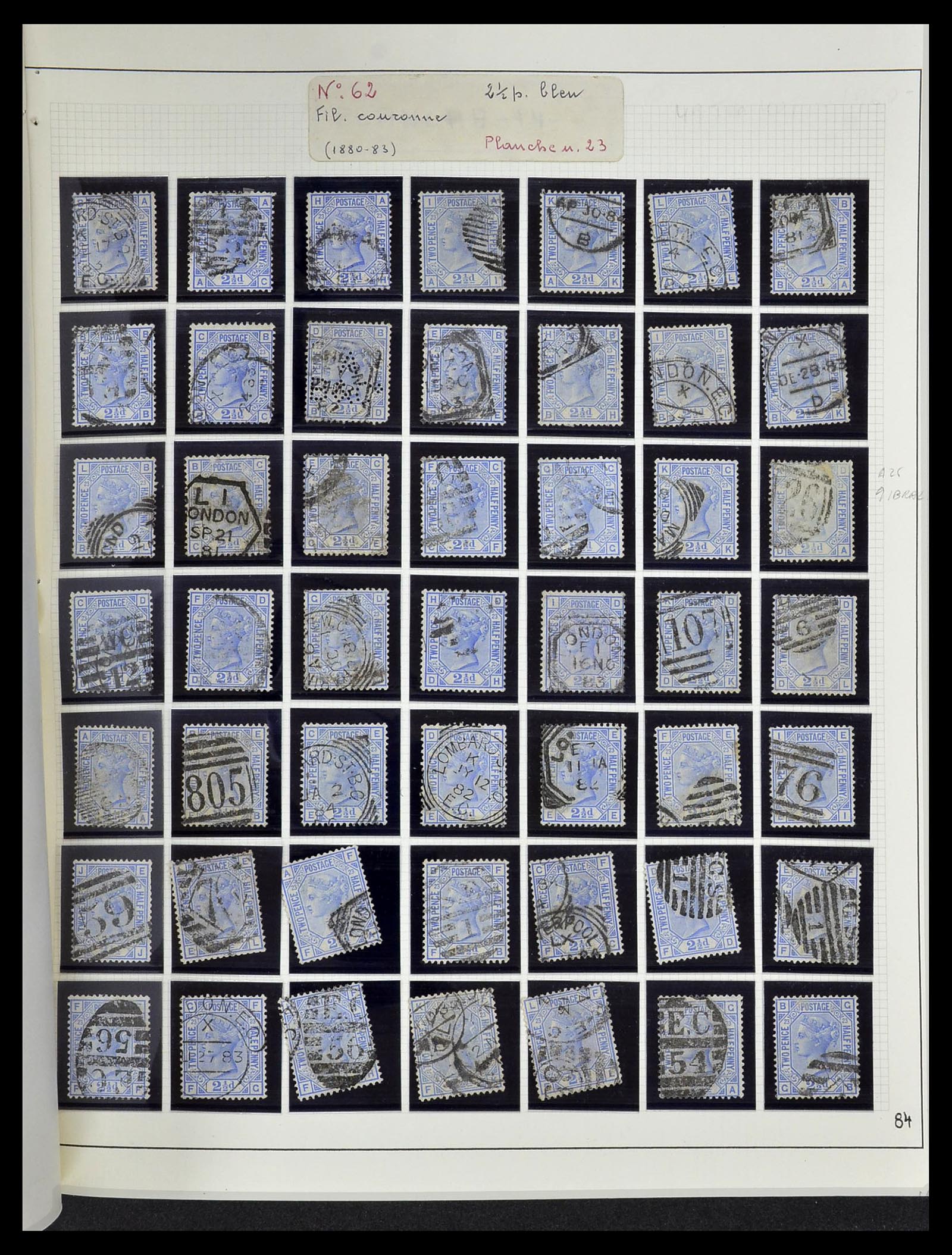 34102 013 - Postzegelverzameling 34102 Engeland 1840-1935.