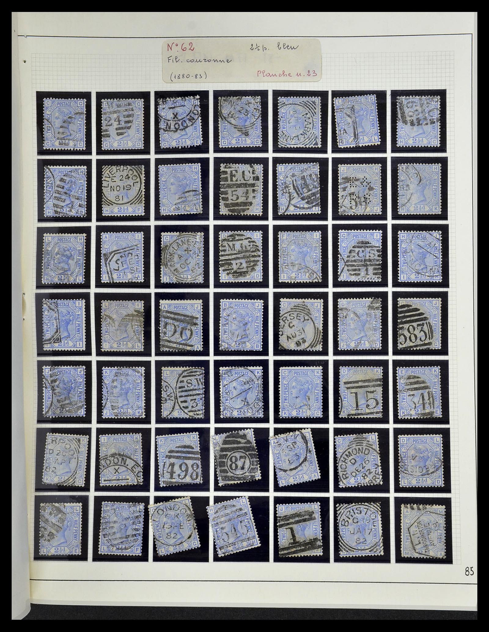 34102 014 - Postzegelverzameling 34102 Engeland 1840-1935.
