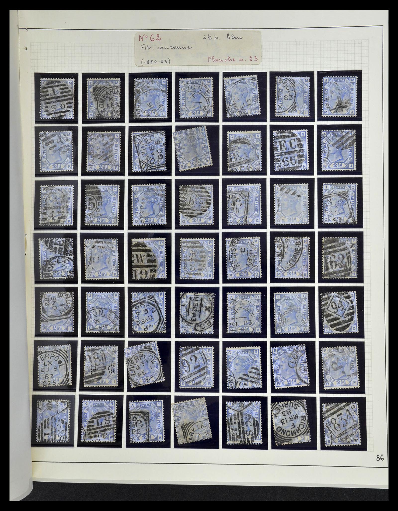 34102 015 - Postzegelverzameling 34102 Engeland 1840-1935.