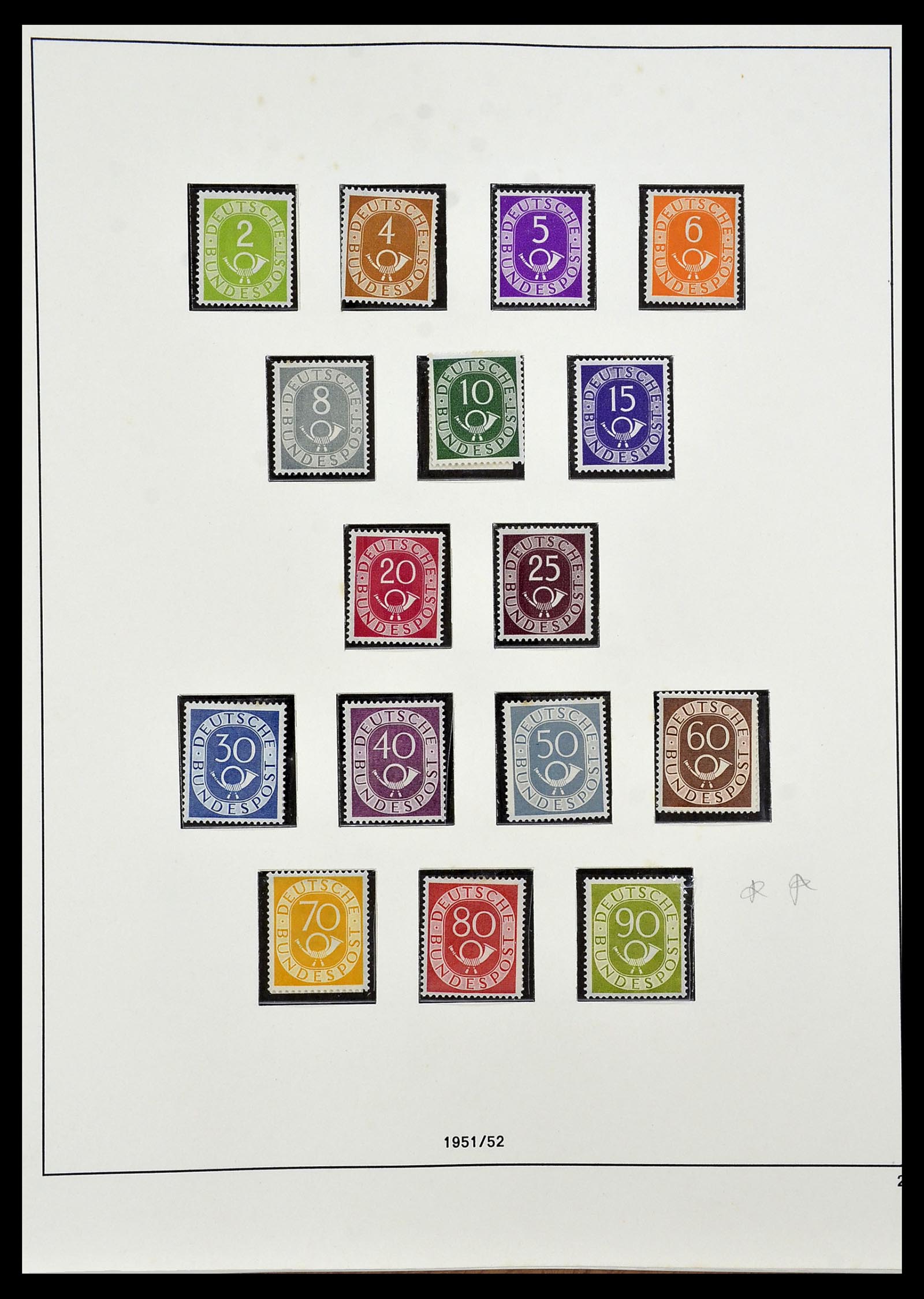 34103 002 - Postzegelverzameling 34103 Bundespost 1949-1990.