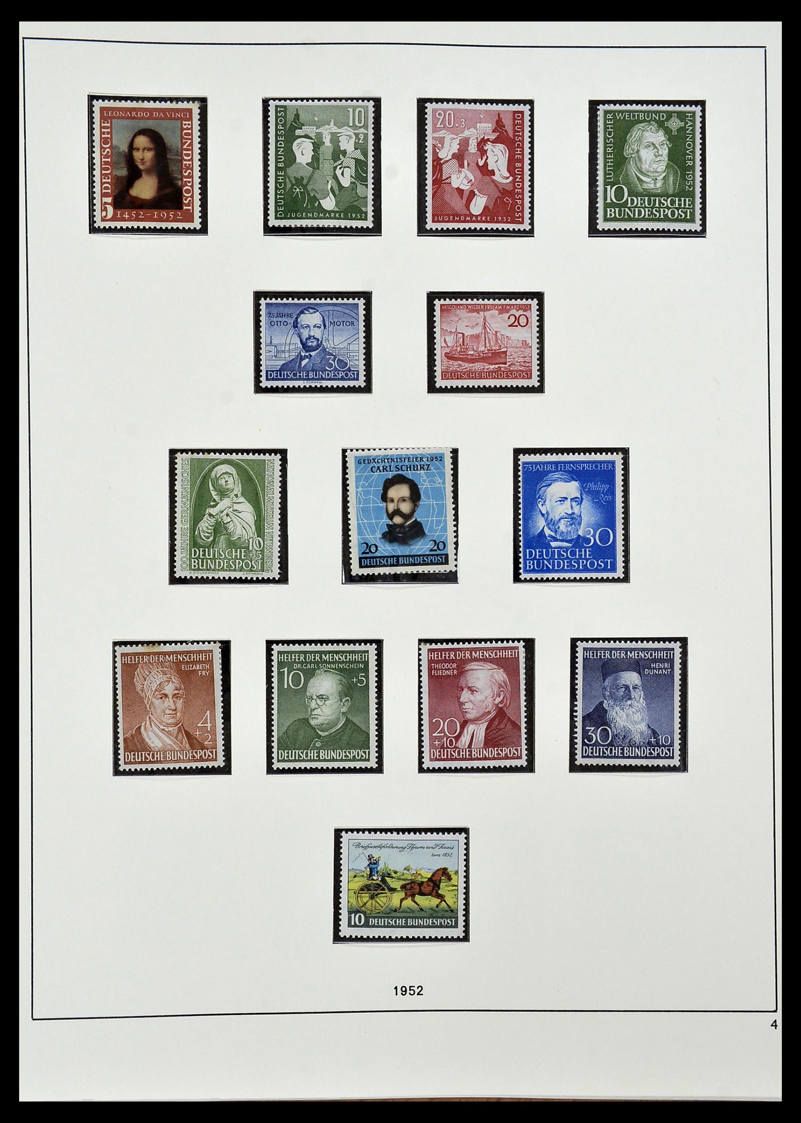 34103 004 - Postzegelverzameling 34103 Bundespost 1949-1990.